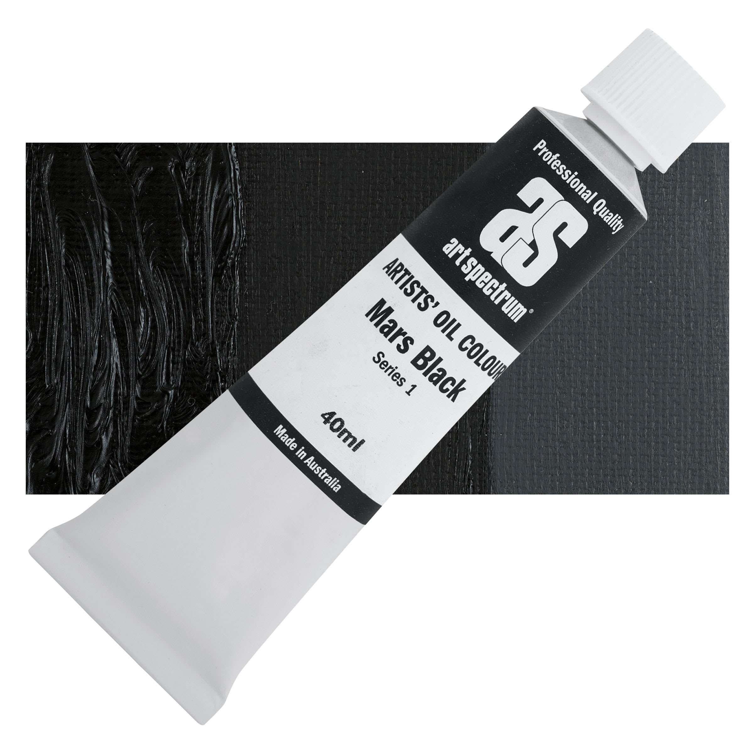 Art Spectrum Artists' Oil Paint - Mars Black, 40 ml