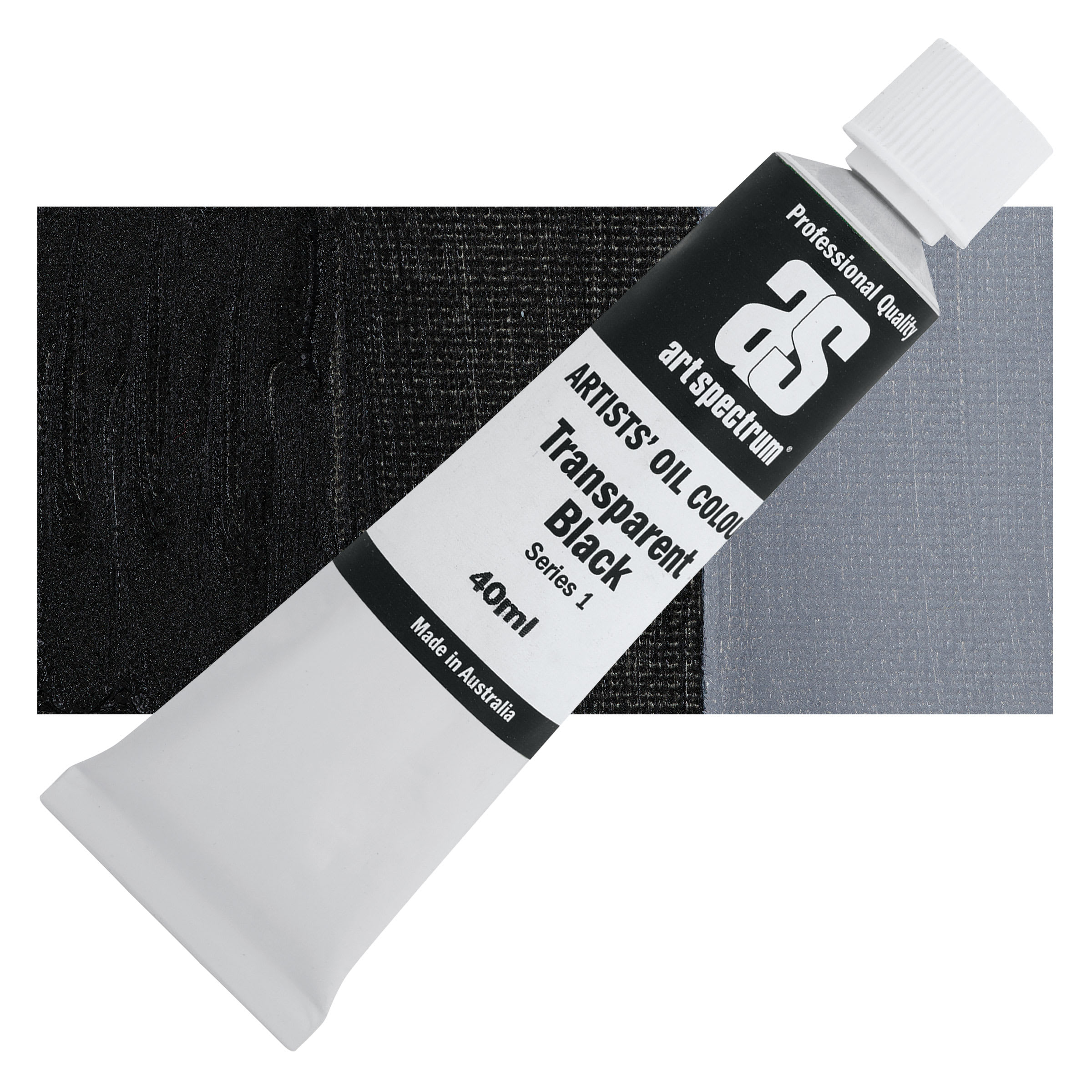 Art Spectrum Artists' Oil Paint - Transparent Black, 40 ml