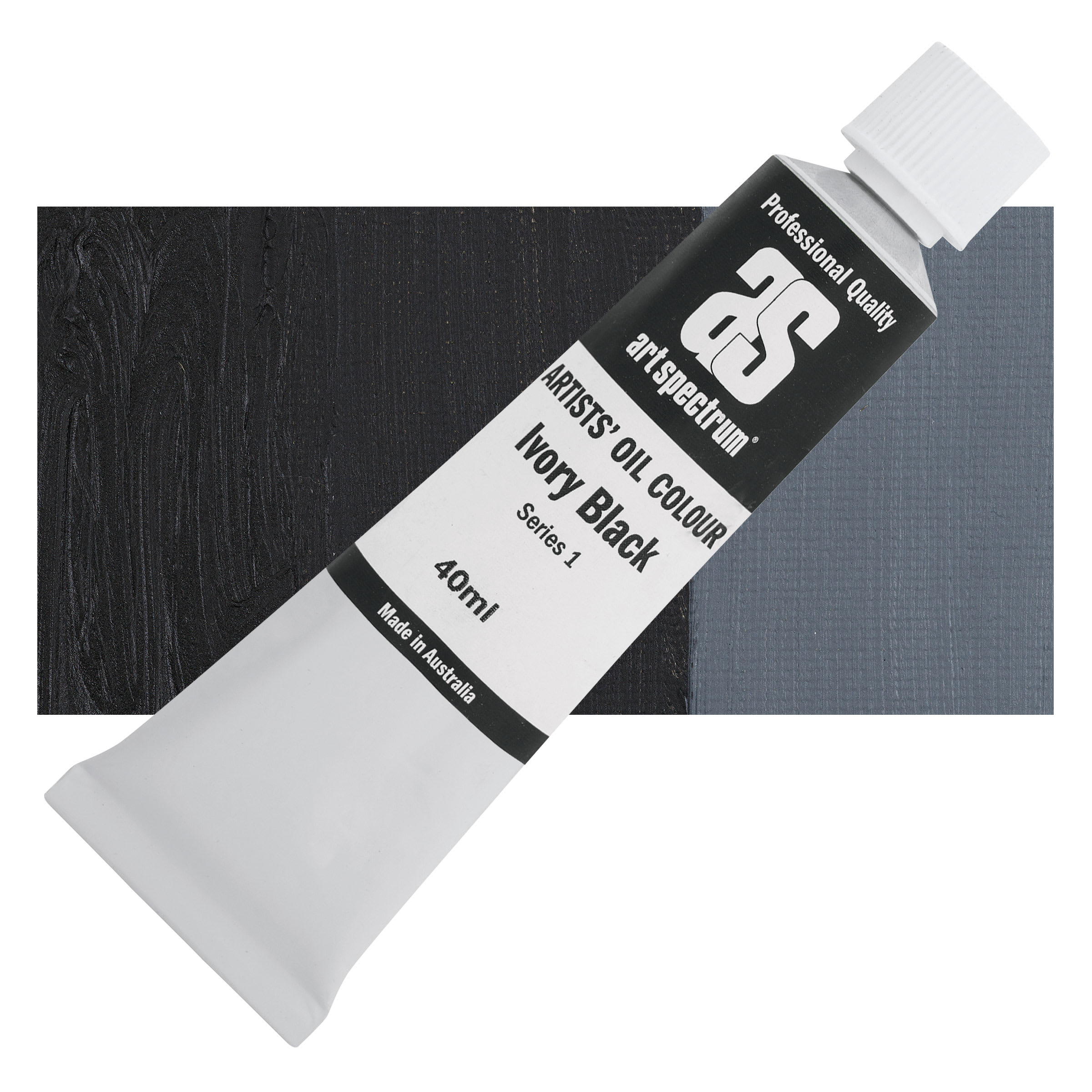 Art Spectrum Artists' Oil Paint - Ivory Black, 40 ml