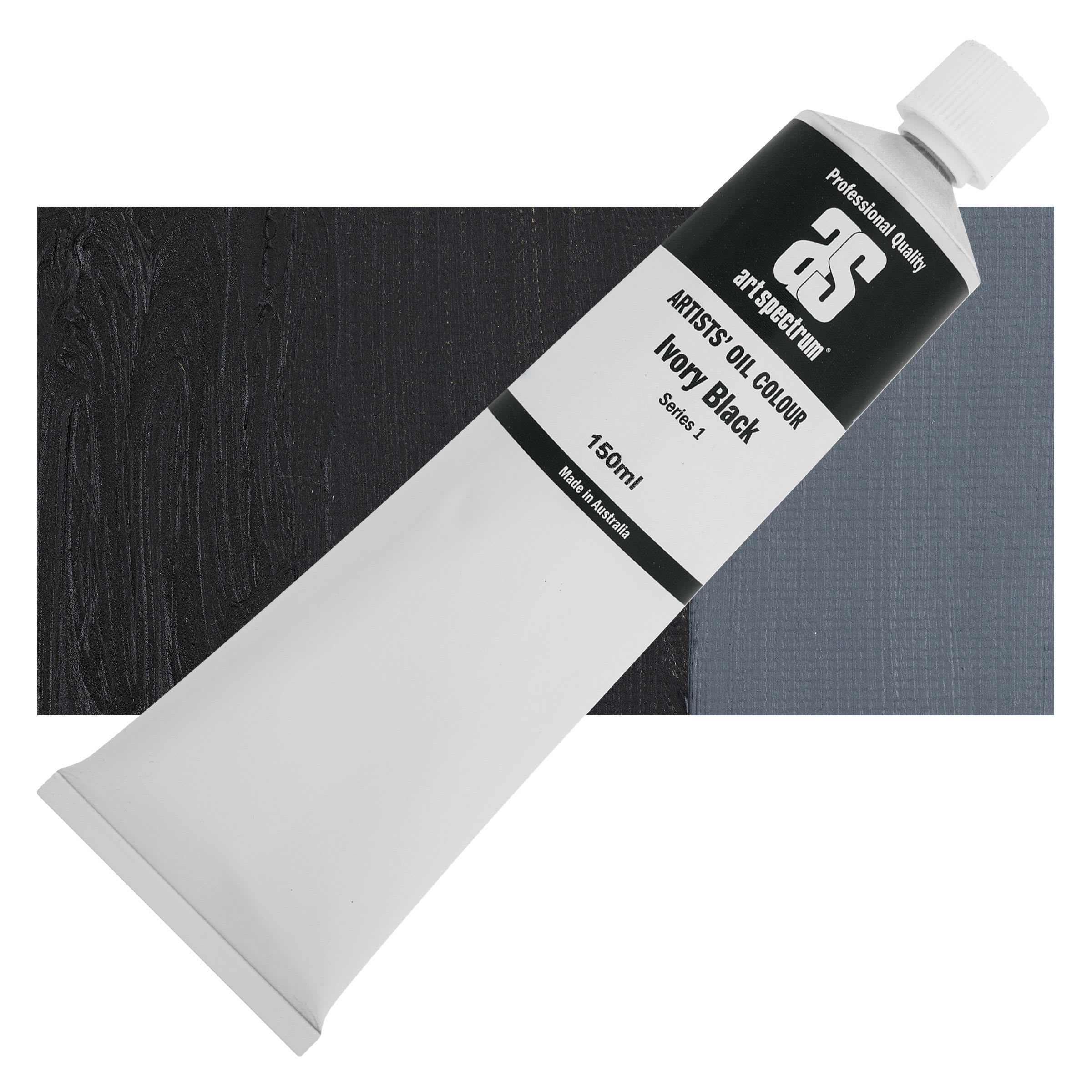 Art Spectrum Artists' Oil Paint - Ivory Black, 150 ml
