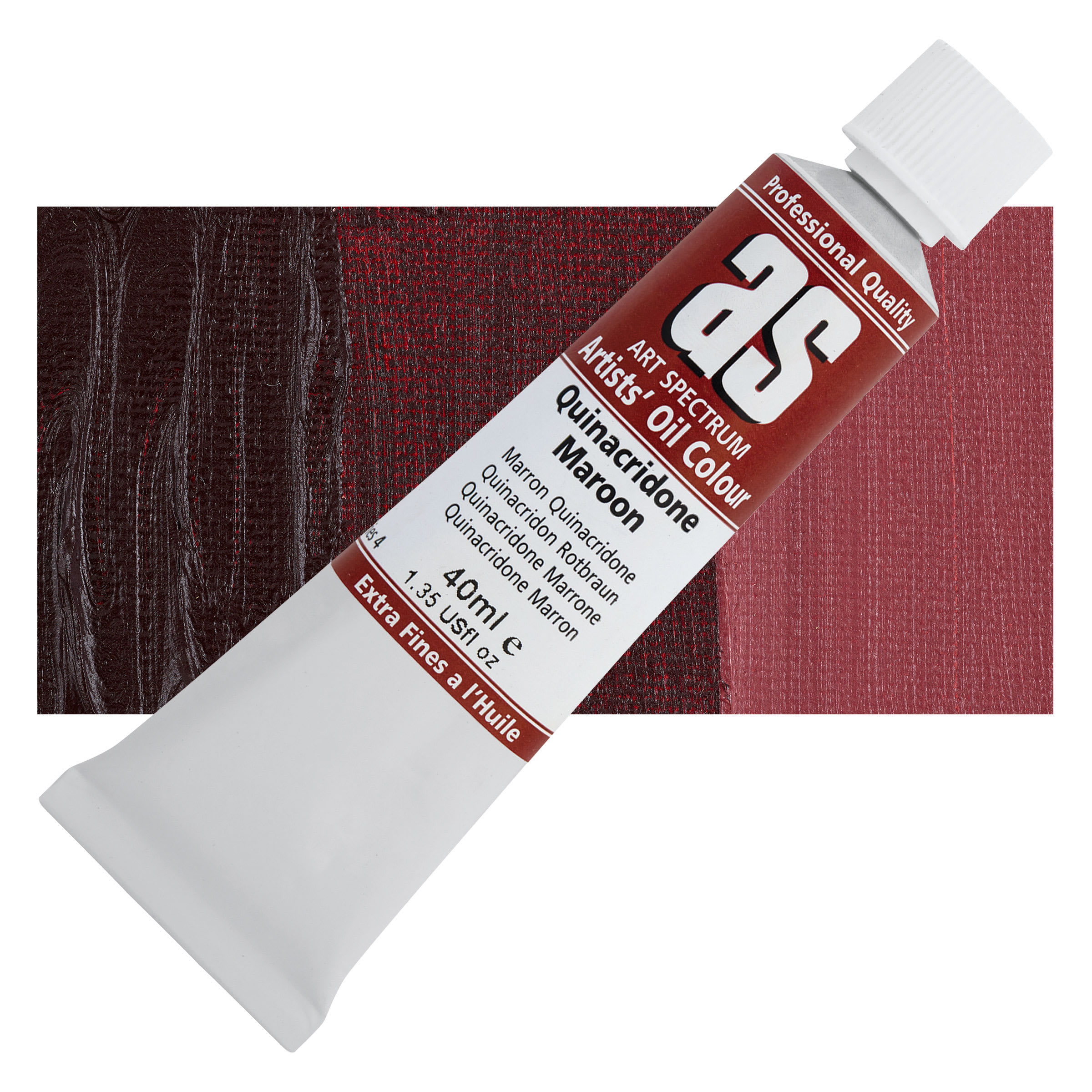 Art Spectrum Artists' Oil Paint - Quinacridone Maroon, 40 ml