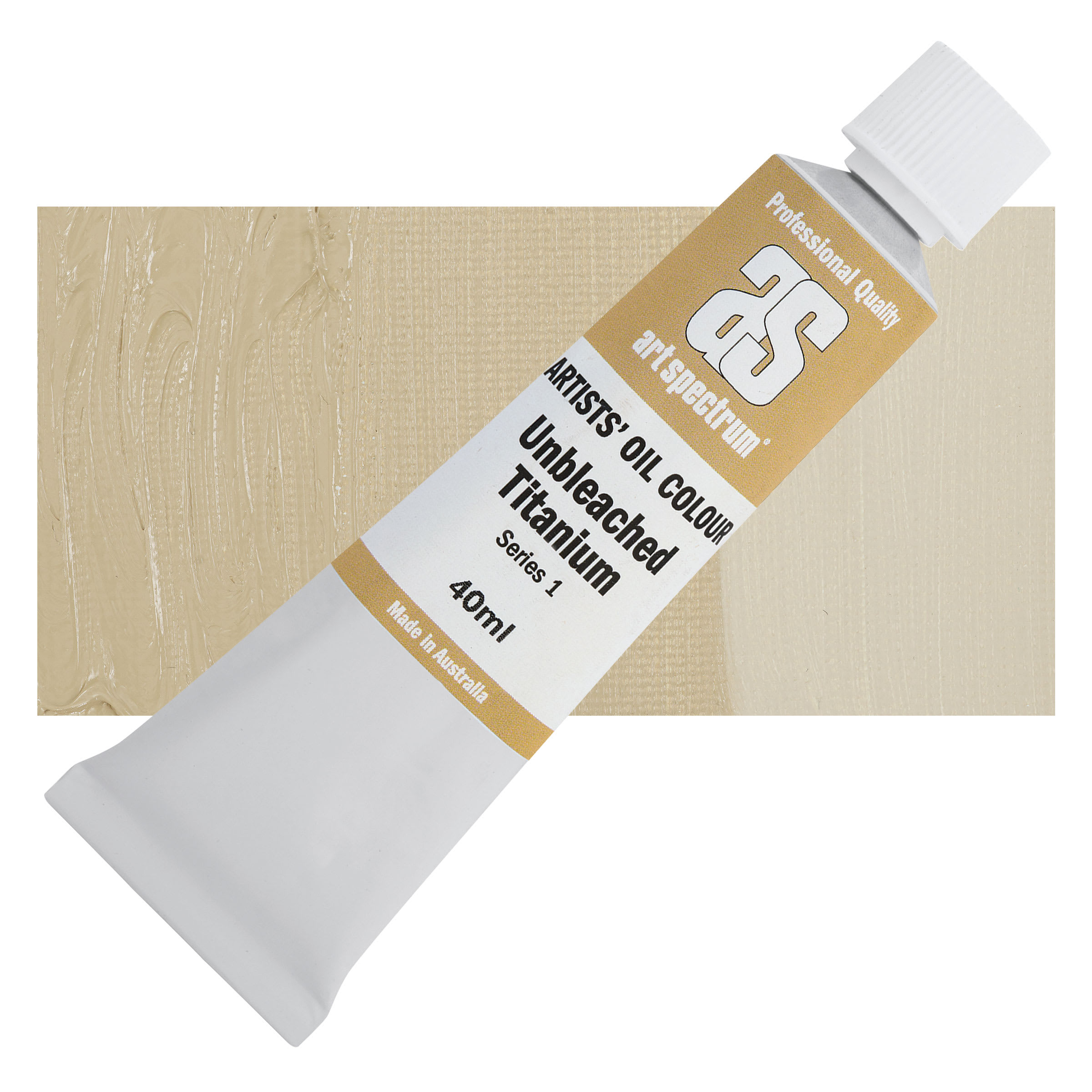 Art Spectrum Artists' Oil Paint - Unbleached Titanium, 40 ml
