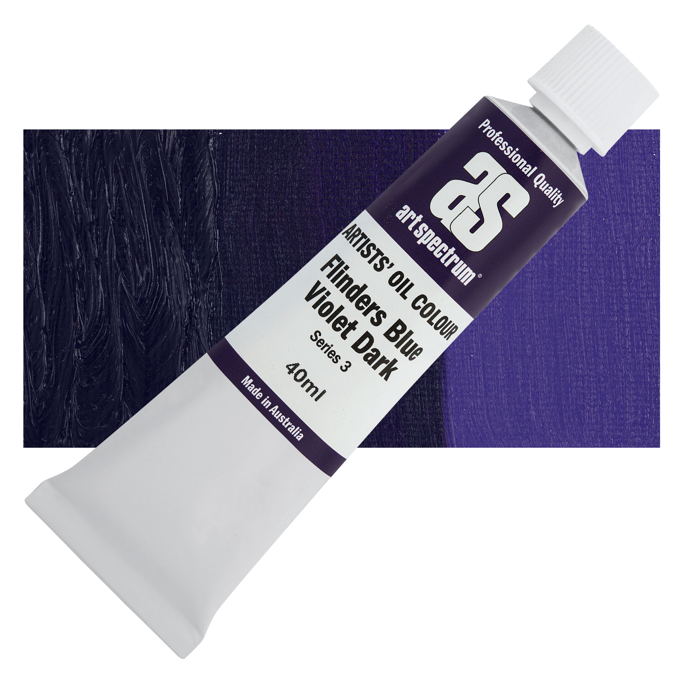Art Spectrum Artists' Oil Paint - Flinders Blue Violet Dark, 40 ml