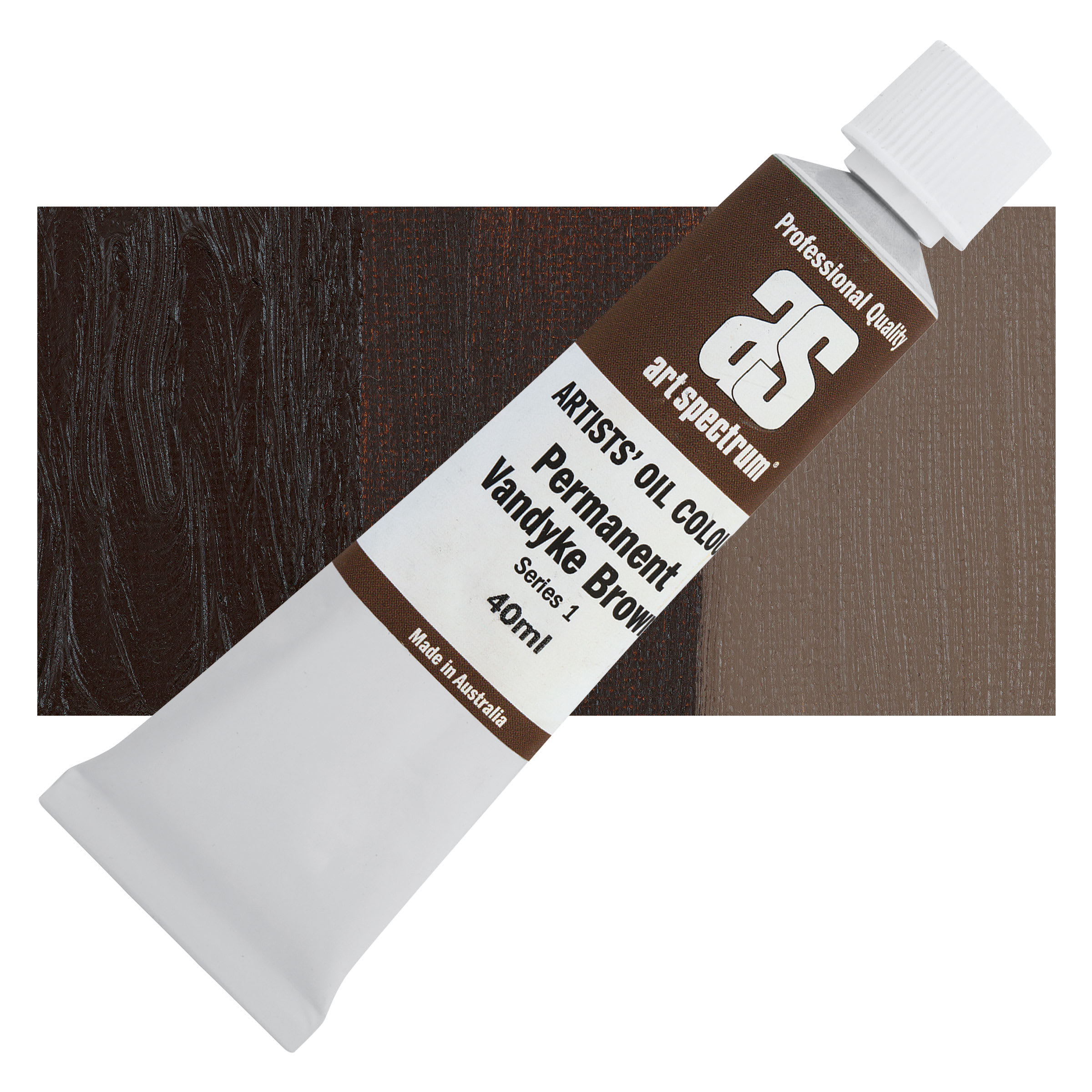 Art Spectrum Artists' Oil Paint - Permanent Vandyke Brown, 40 ml