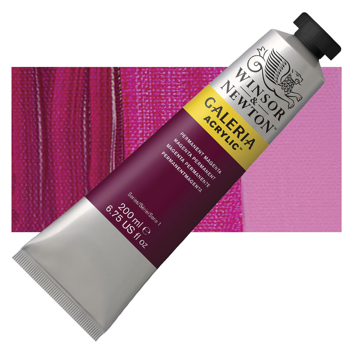 12 Pack: Winsor & Newton™ Galeria Acrylic™ Paint, 200 ml in Permanent Magenta
