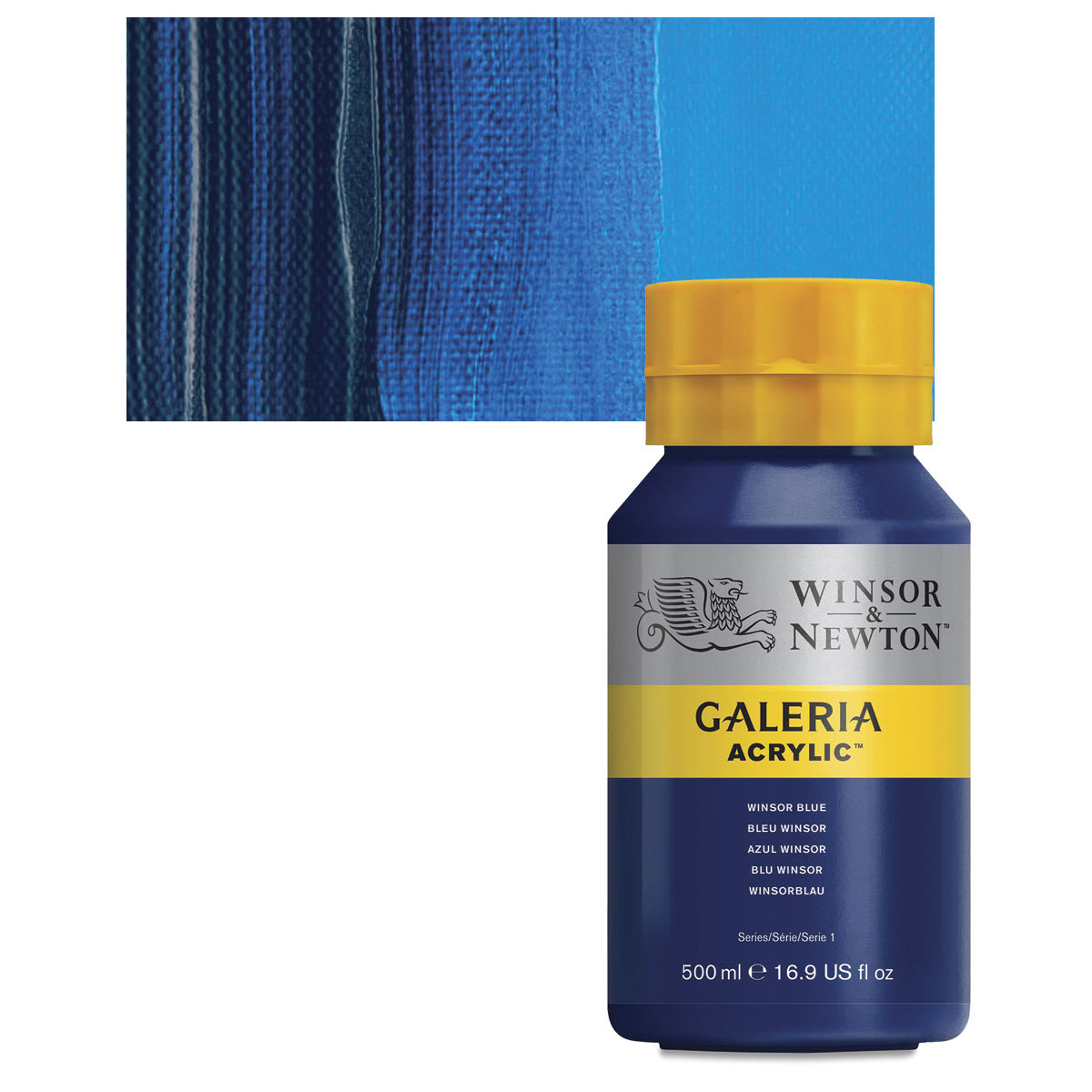 Winsor And Newton Galeria Flow Formula Acrylic Colours Winsor Blue 500 Ml 706 (2150706)