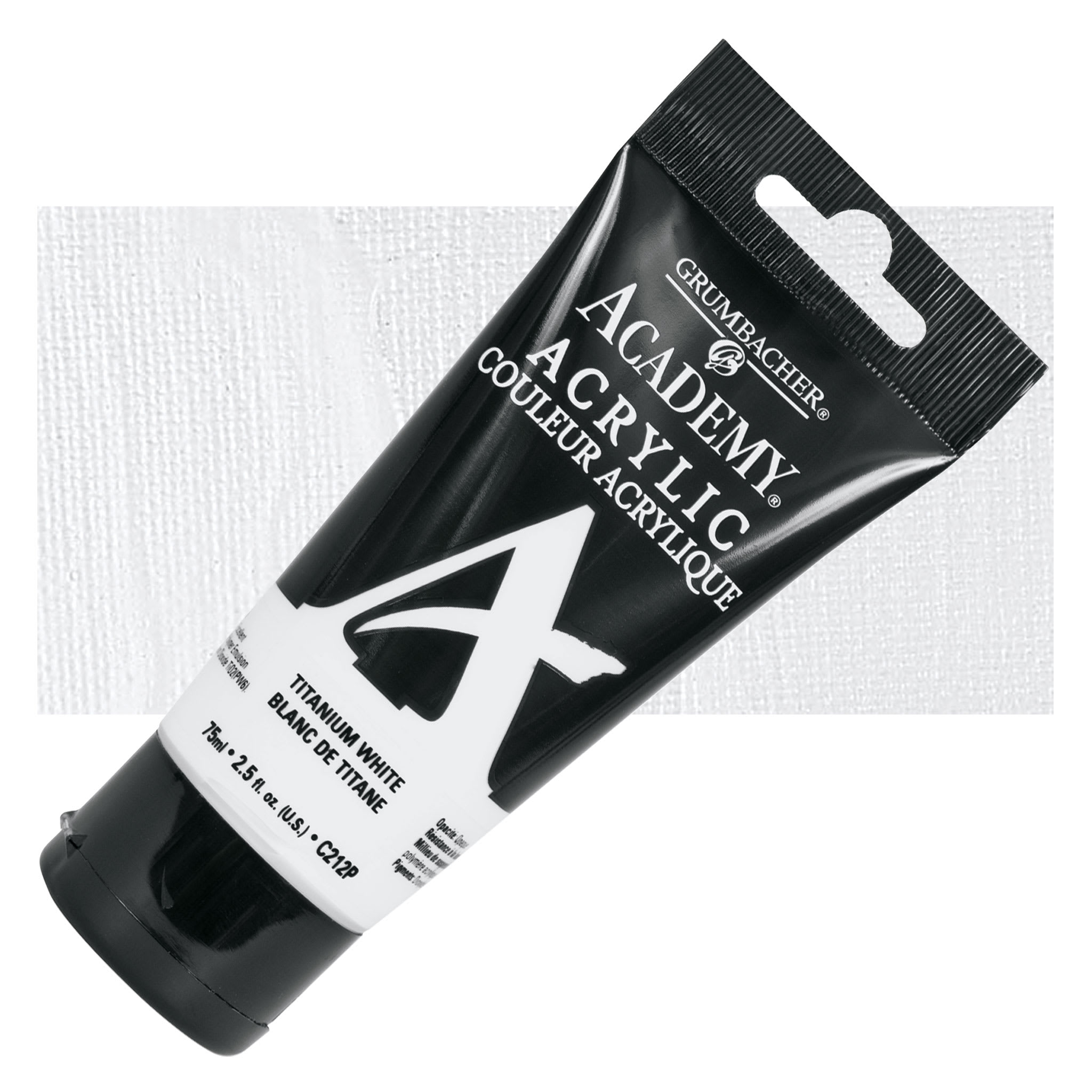 Grumbacher Academy Acrylic - Titanium White, 75 ml tube