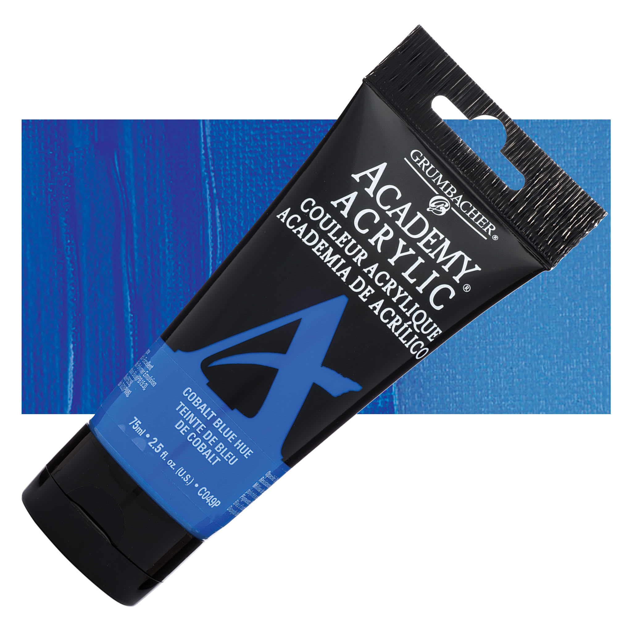 Grumbacher Academy Acrylic - Cobalt Blue Hue, 75 ml tube
