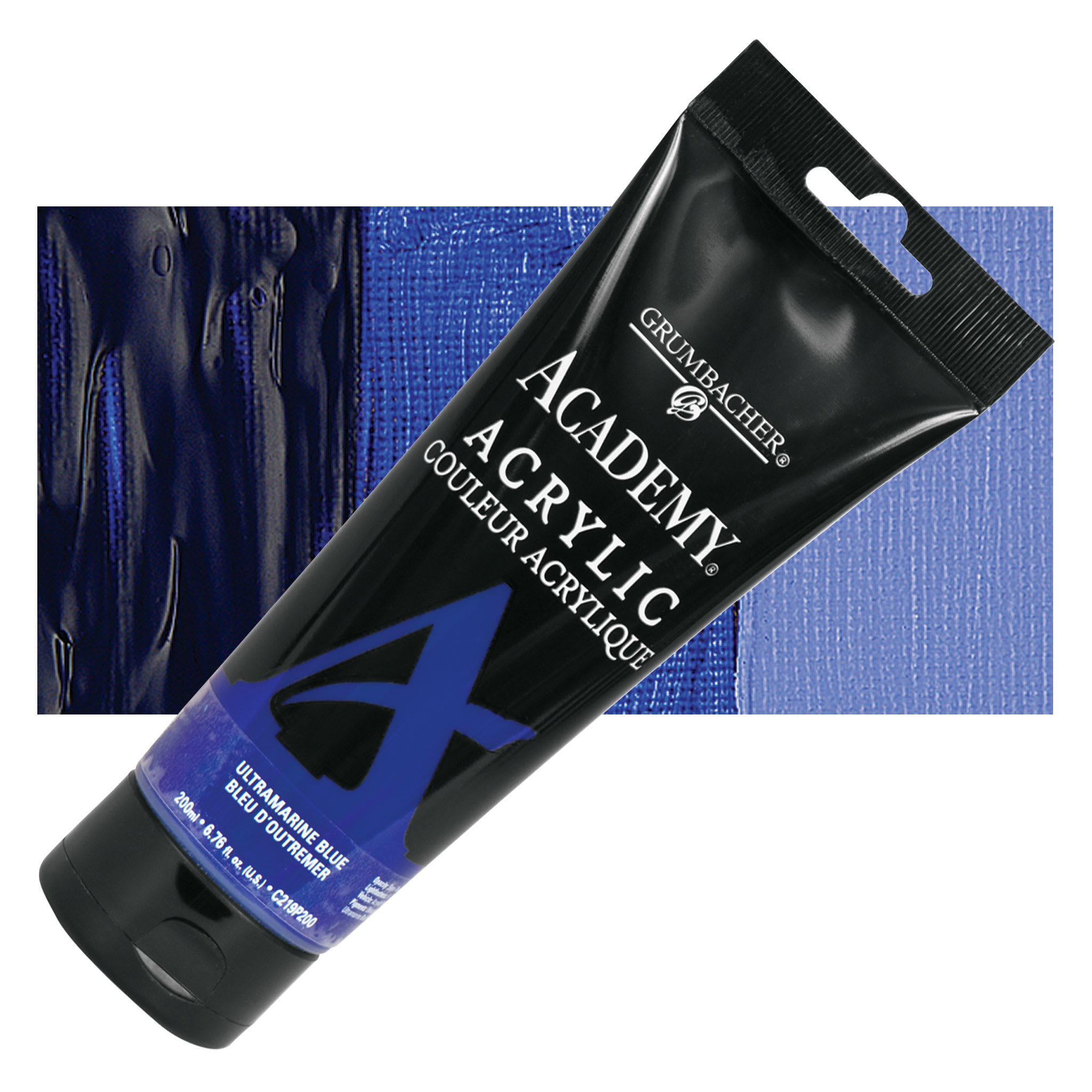 Grumbacher Academy Acrylic - Ultramarine Blue, 200 ml tube