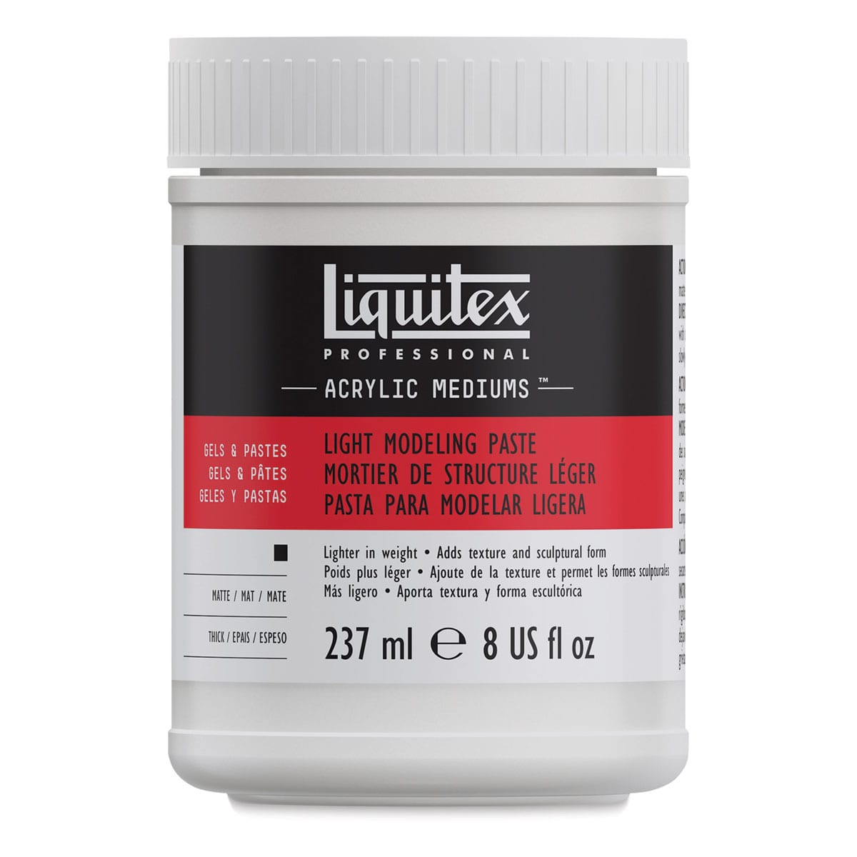 Liquitex Light Modeling Paste - 8 oz jar