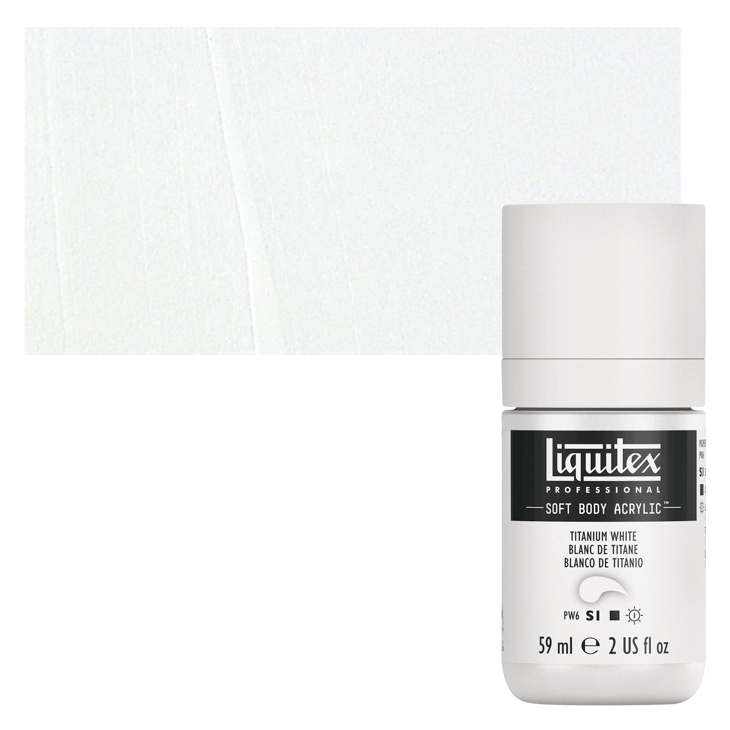 Liquitex® Professional Soft Body Acrylic Bottle, 2 oz Paint in Titanium White