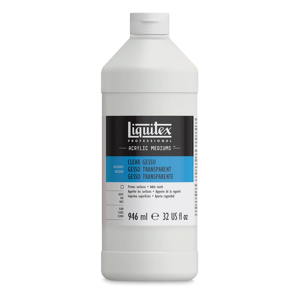 Liquitex® Professional Clear Gesso Surface Prep Medium | 32 fl oz