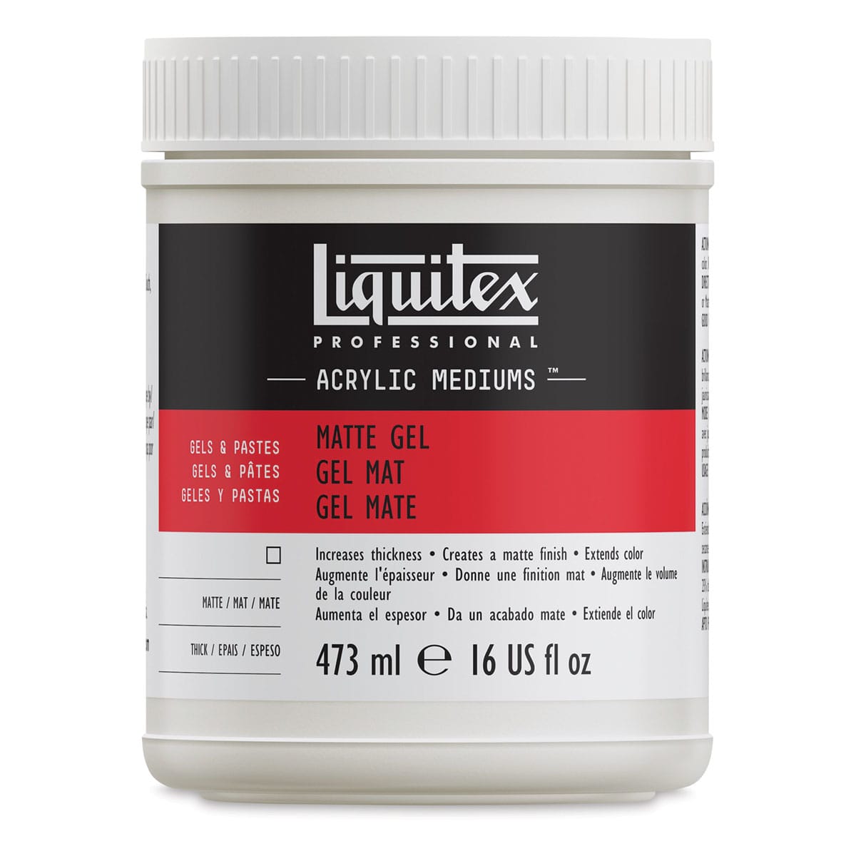 Liquitex® Professional 16 oz Matte Gel Acrylic Medium in Clear | 16 fl oz