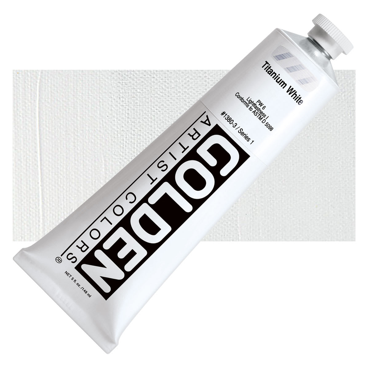 Golden® Heavy Body Acrylic Paint, 5 oz in 1380 Titanium White