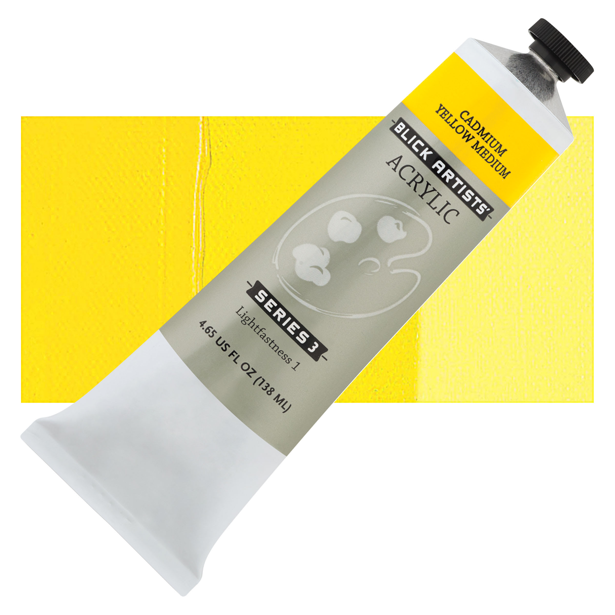 Blick Artists' Acrylic - Cadmium Yellow Medium, 4.65 oz tube