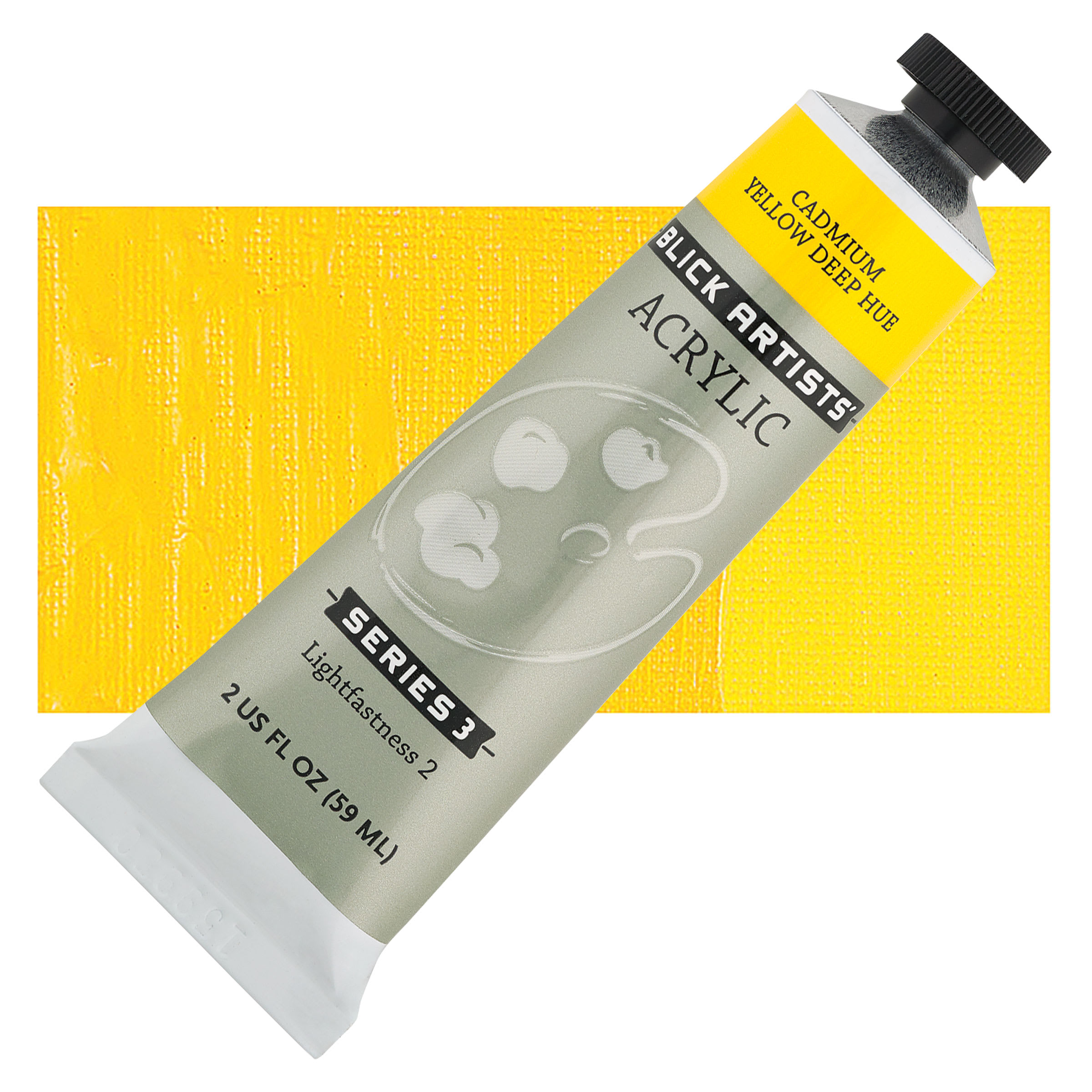 Blick Artists' Acrylic - Cadmium Yellow Deep Hue, 2 oz tube