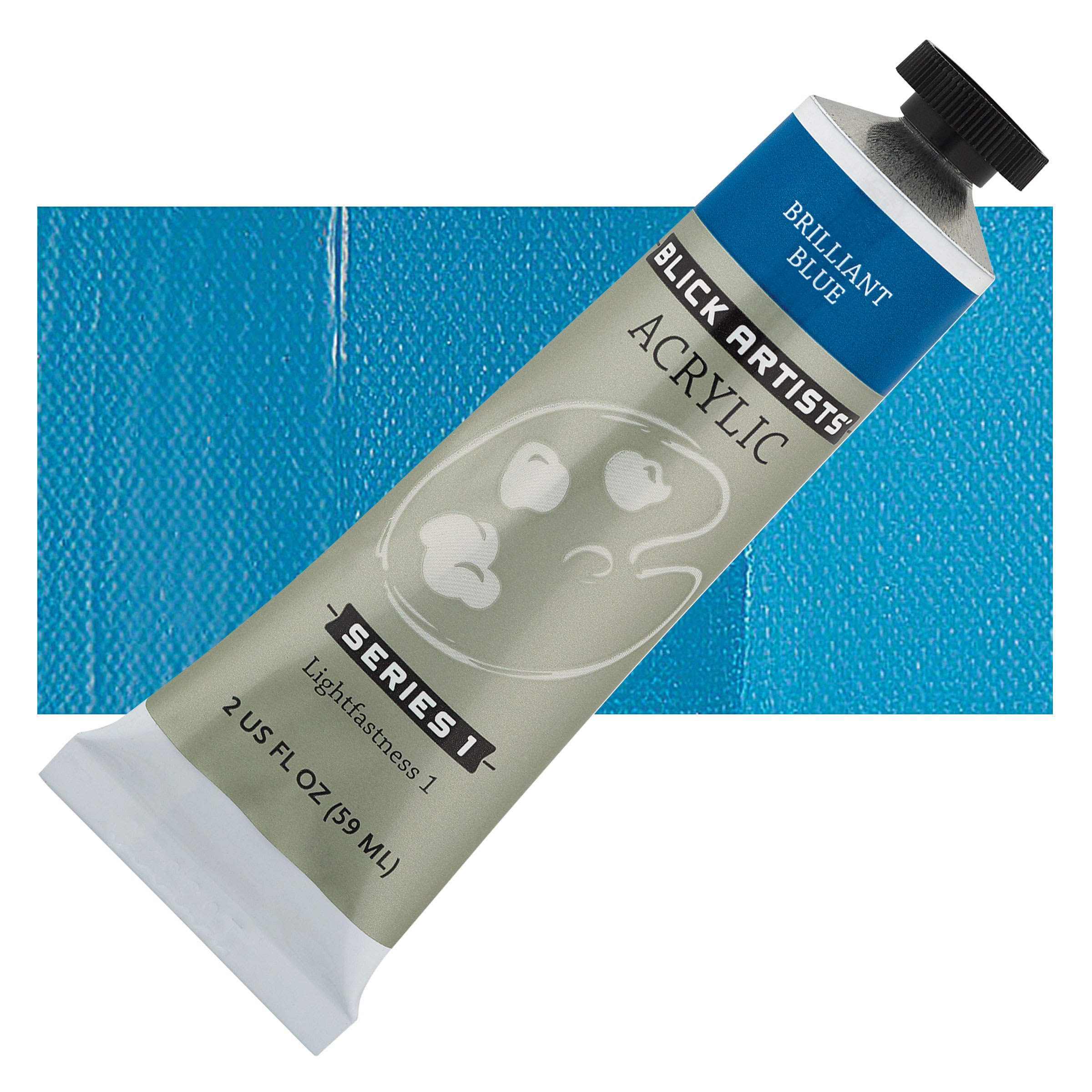 Blick Artists' Acrylic - Brilliant Blue, 2 oz tube