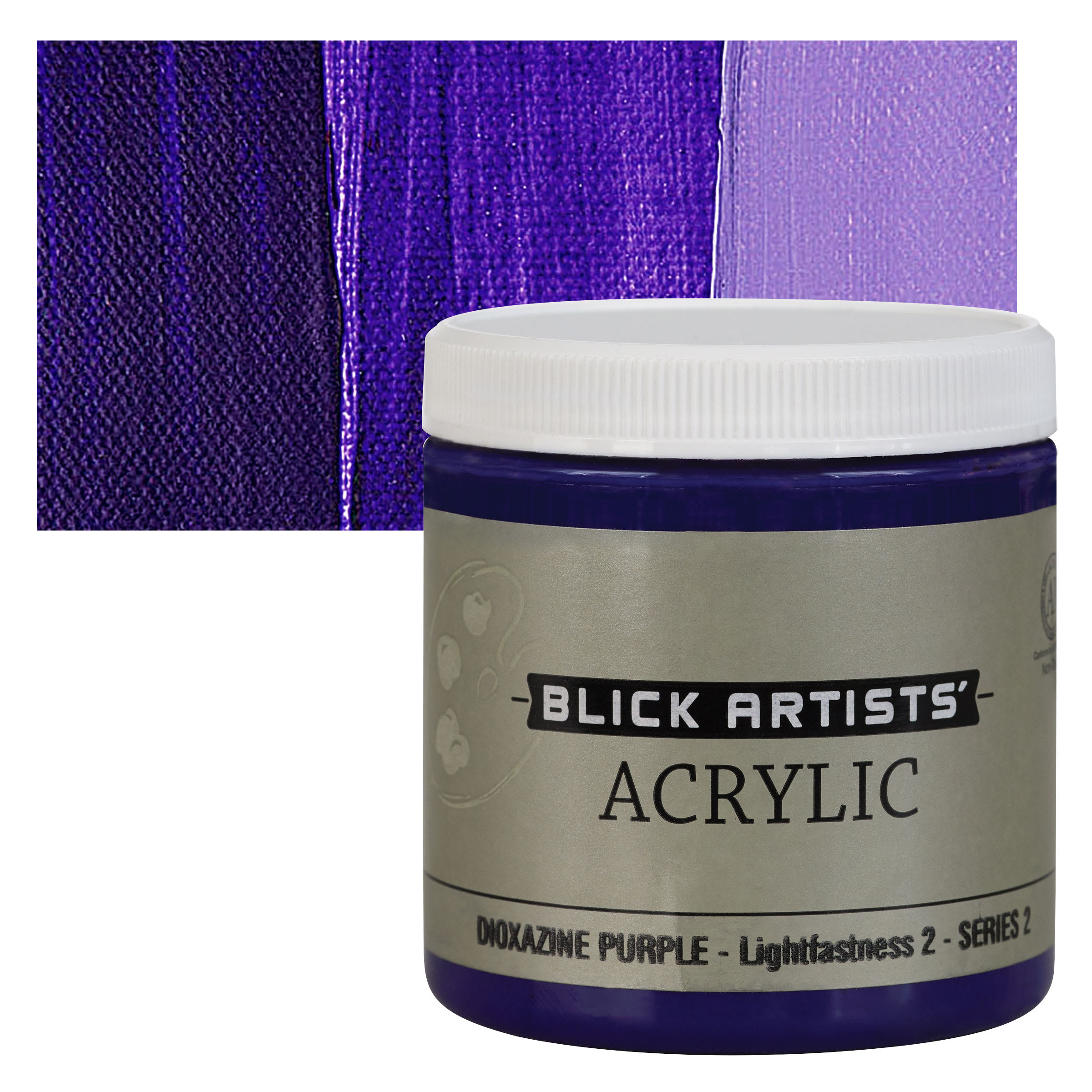Blick Artists' Acrylic - Dioxazine Purple, 8 oz tube
