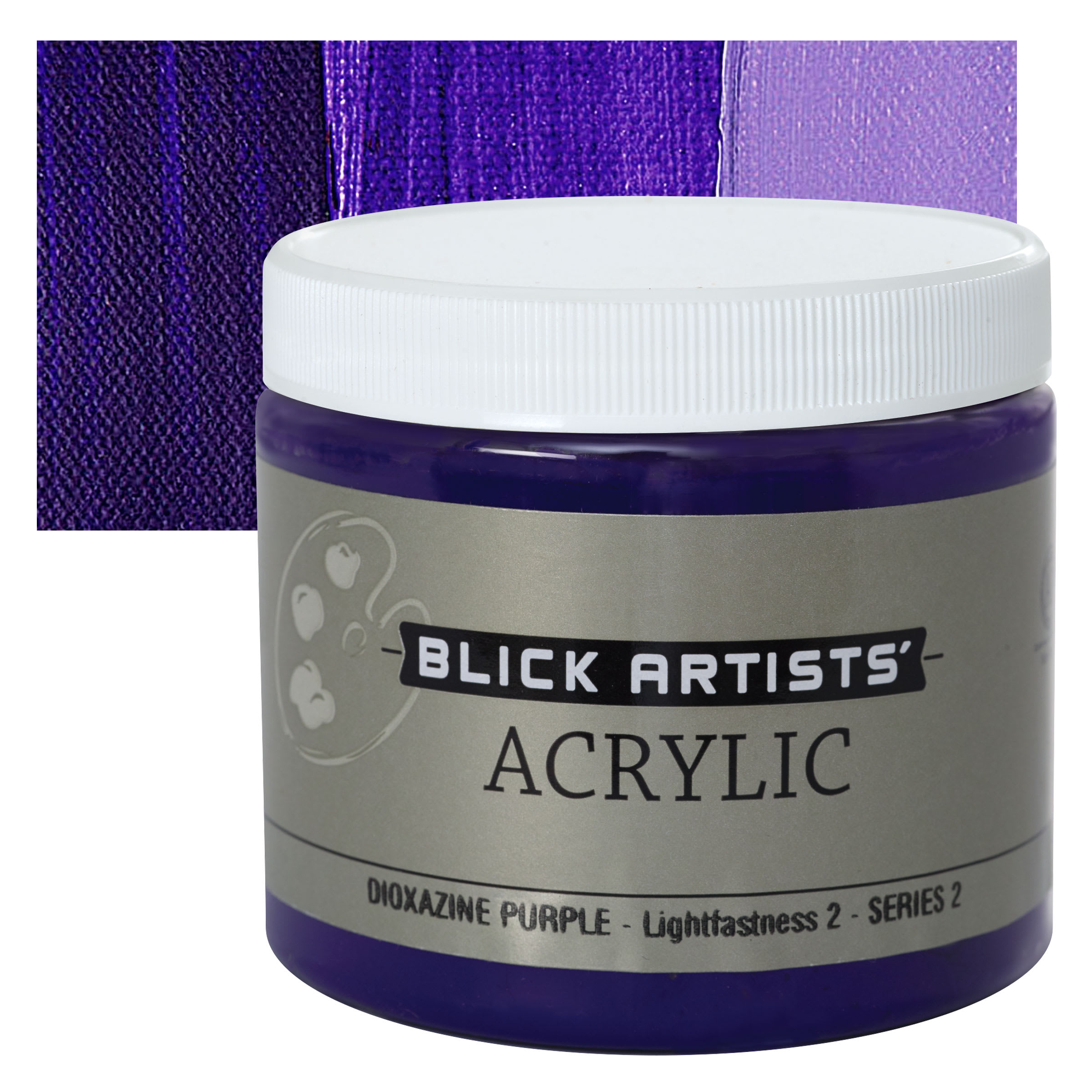 Blick Artists' Acrylic - Dioxazine Purple, 16 oz jar