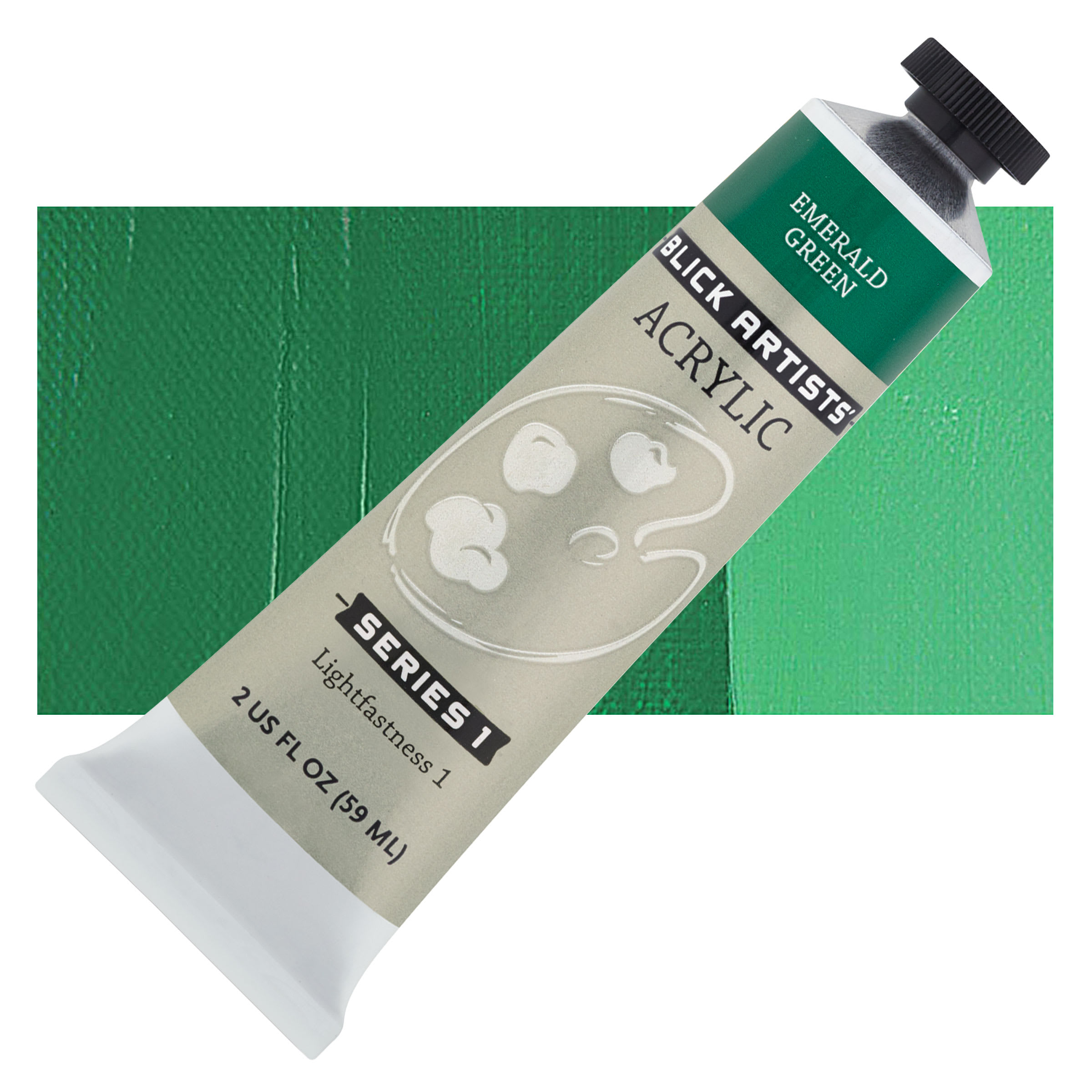 Blick Artists' Acrylic - Emerald Green, 2 oz tube
