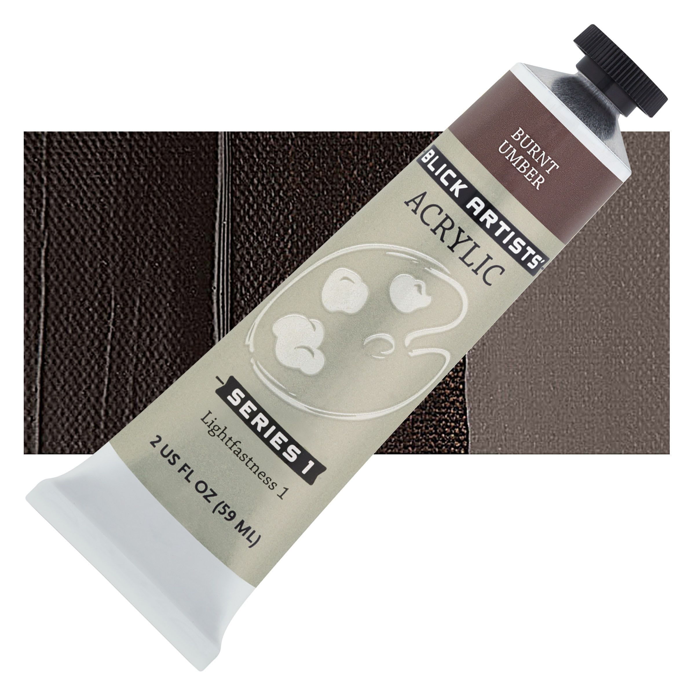 Blick Artists' Acrylic - Burnt Umber, 2 oz tube
