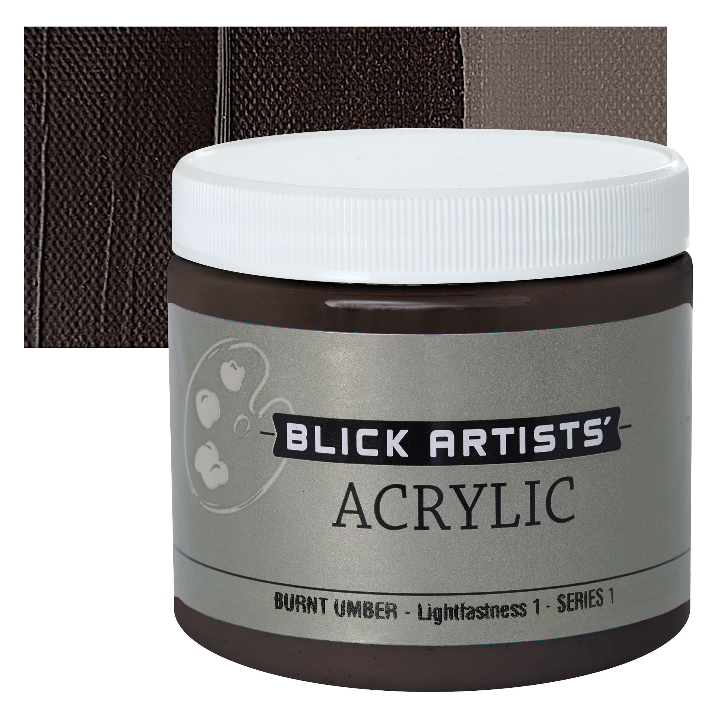 Blick Artists' Acrylic - Burnt Umber, 16 oz jar