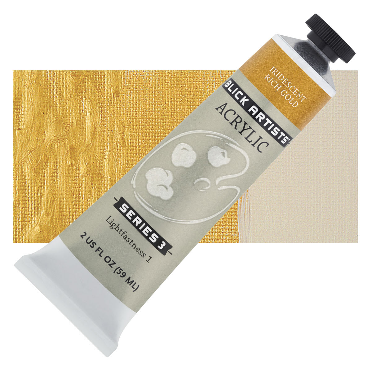 Blick Artists' Acrylic - Iridescent Rich Gold, 2 oz tube
