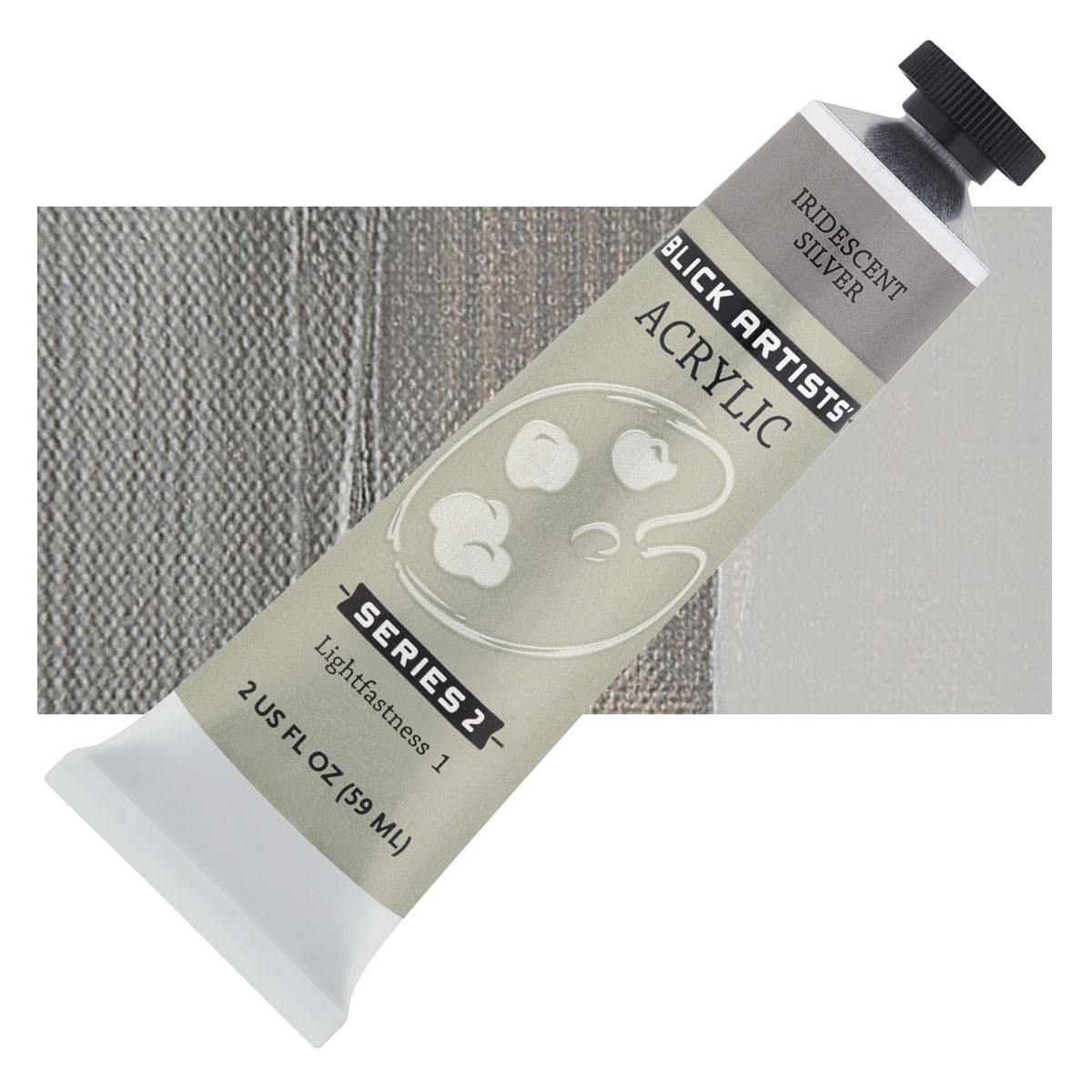 Blick Artists' Acrylic - Iridescent Silver, 2 oz tube