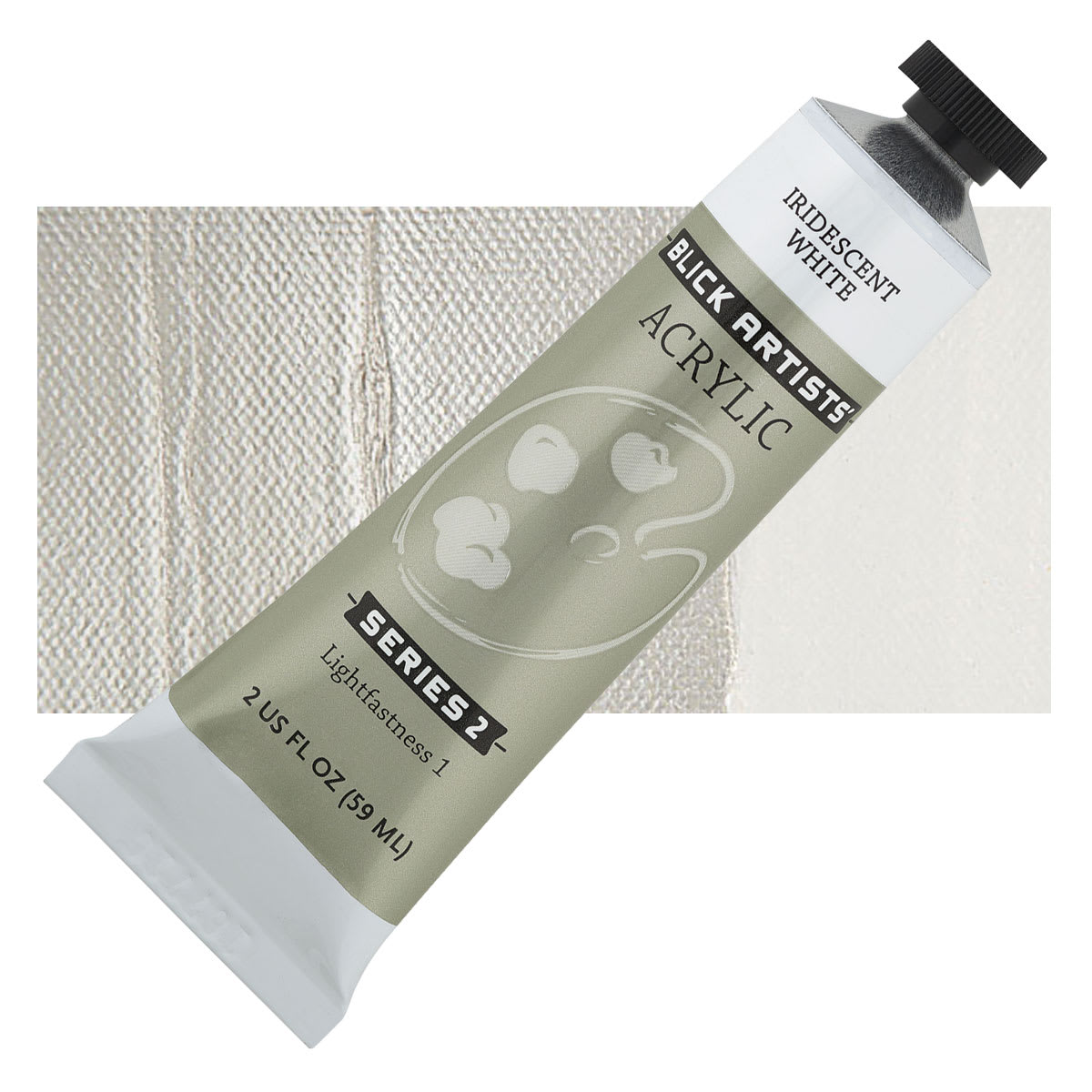 Blick Artists' Acrylic - Iridescent White, 2 oz tube