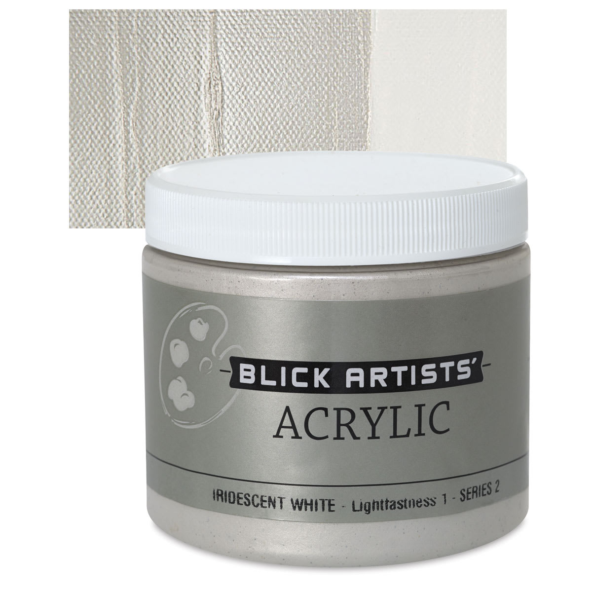 Blick Artists' Acrylic - Iridescent White, 16 oz jar