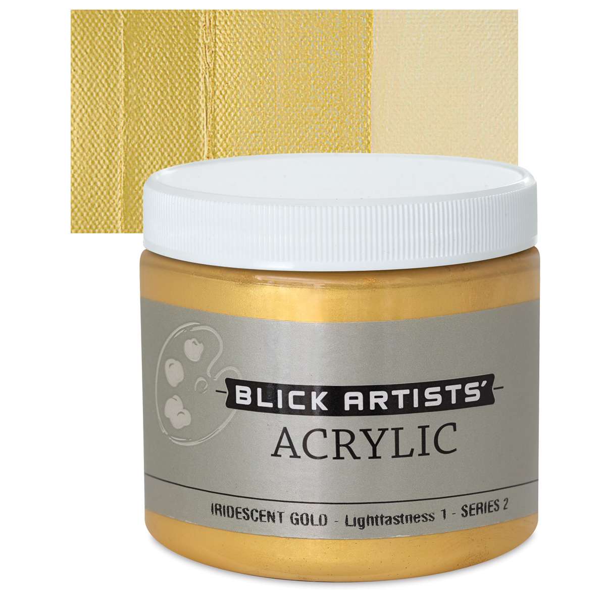 Blick Artists' Acrylic - Iridescent Gold, 16 oz jar