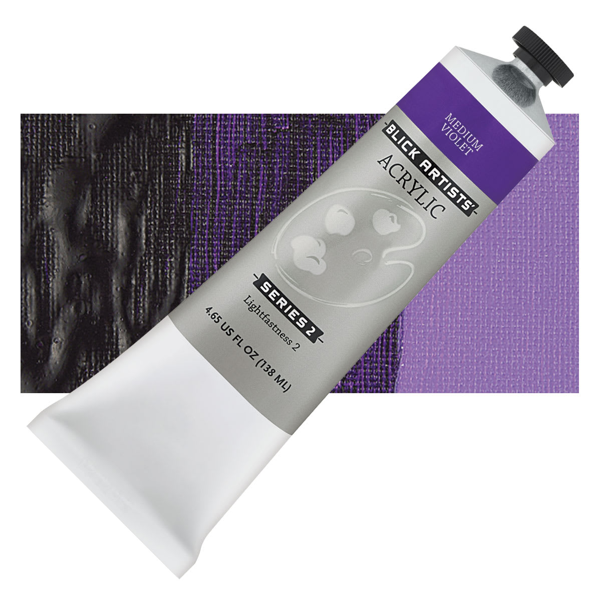 Blick Artists' Acrylic - Medium Violet, 4.65 oz tube