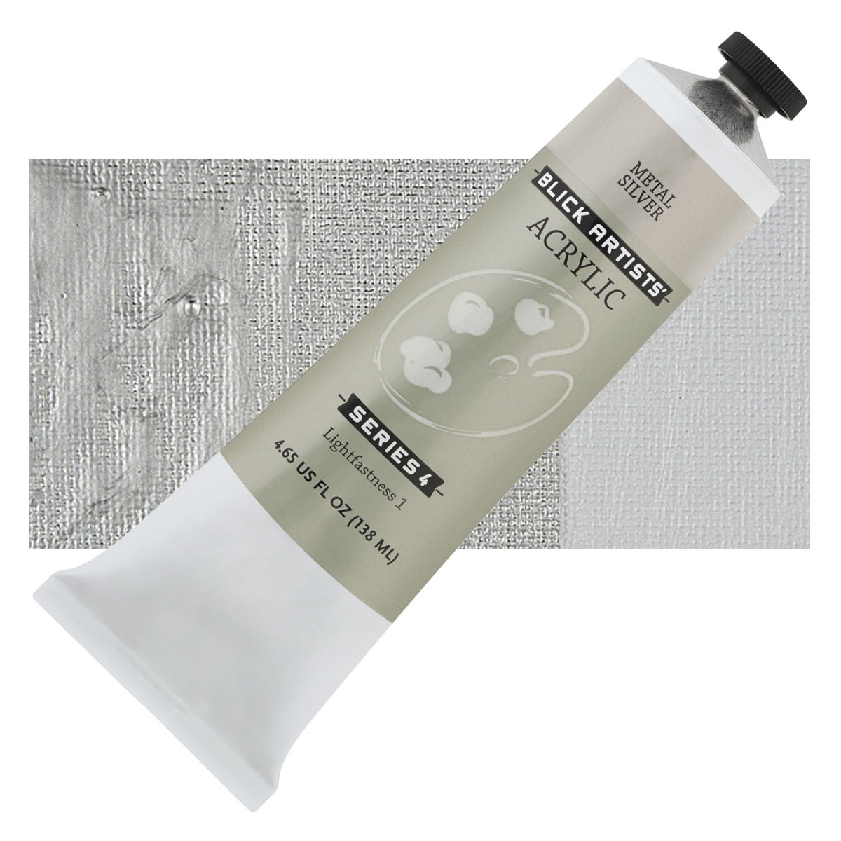 Blick Artists' Acrylic - Metal Silver, 4.65 oz tube