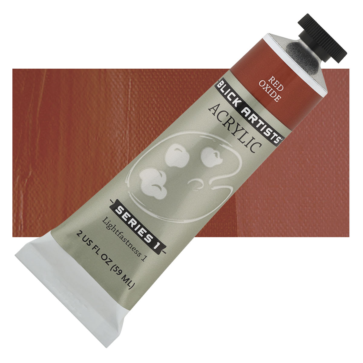 Blick Artists' Acrylic - Red Oxide, 2 oz tube