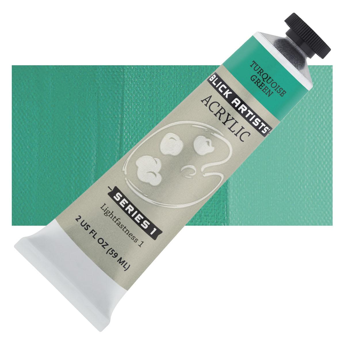 Blick Artists' Acrylic - Turquoise Green, 2 oz tube