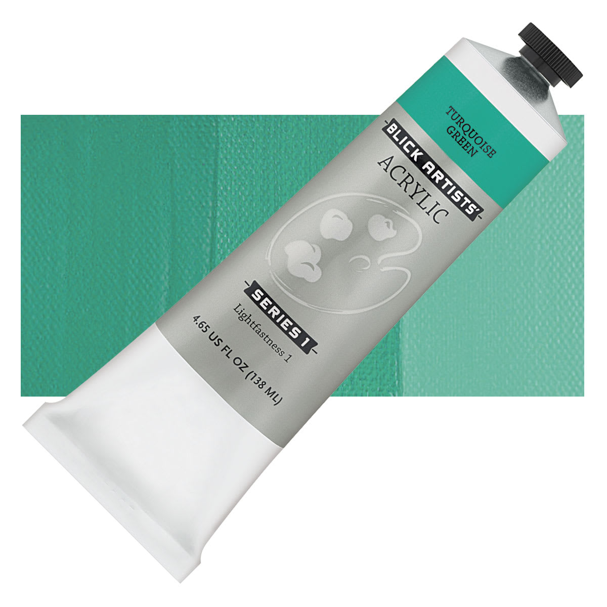 Blick Artists' Acrylic - Turquoise Green, 4.65 oz tube