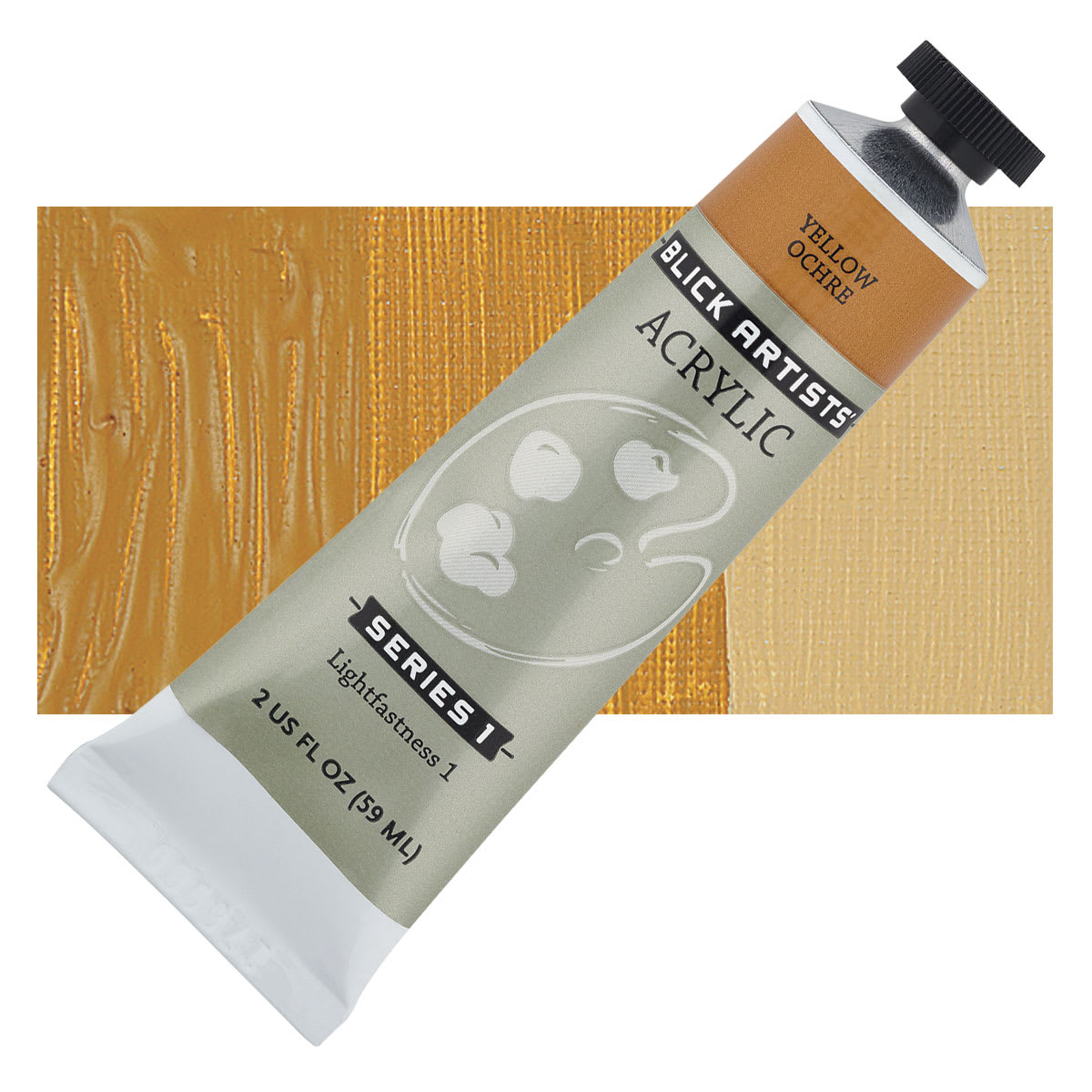 Blick Artists' Acrylic - Yellow Ochre, 2 oz tube
