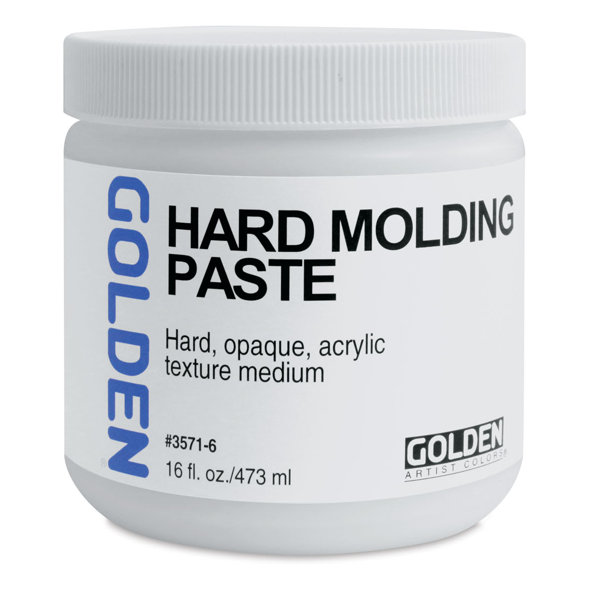 Golden Hard Molding Paste Medium - 16 oz jar