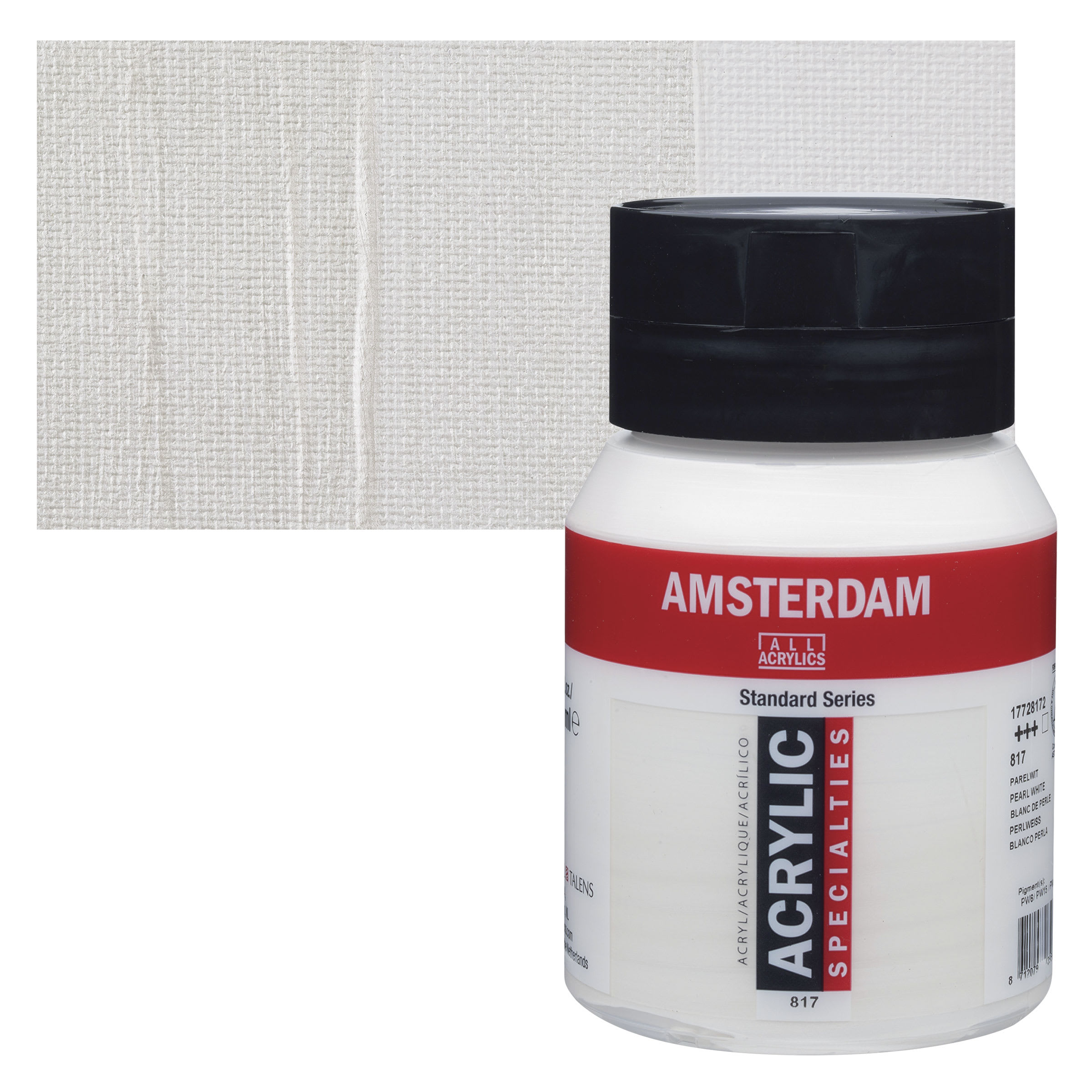 Amsterdam Standard Series Acrylic - Pearl White, 500 ml bottle