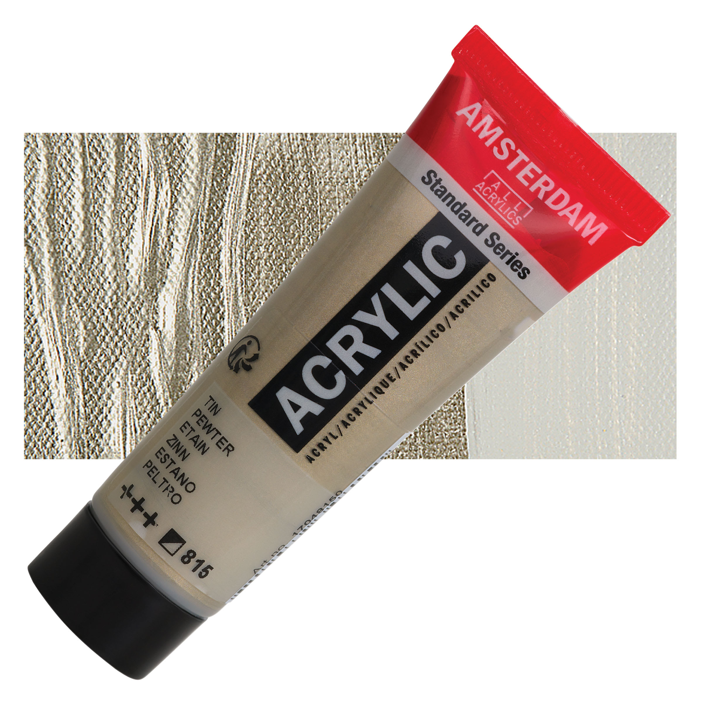 Amsterdam Standard Series Acrylic - Metallic Pewter, 20 ml Tube