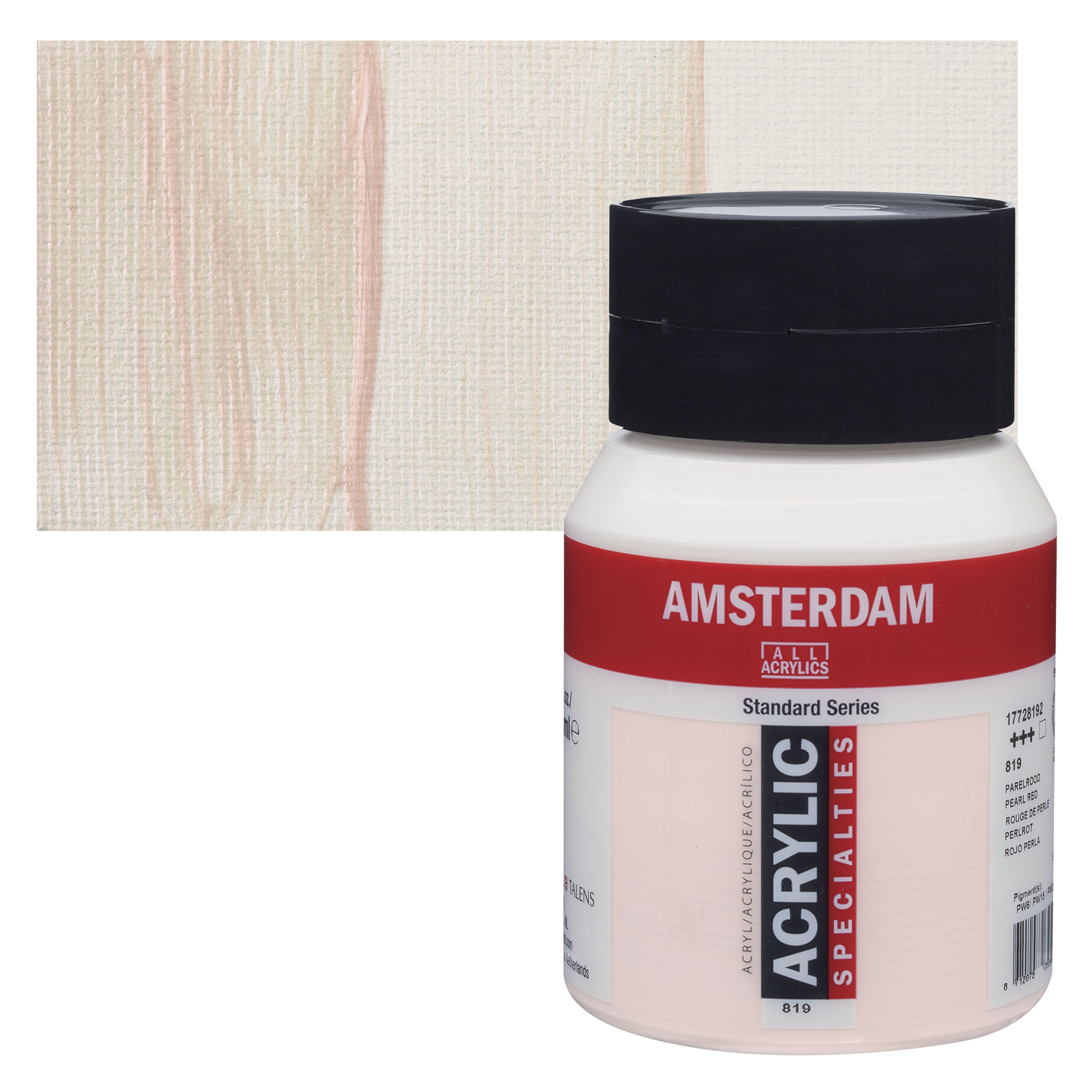 Amsterdam Standard Series Acrylic - Pearl Red, 500 ml bottle