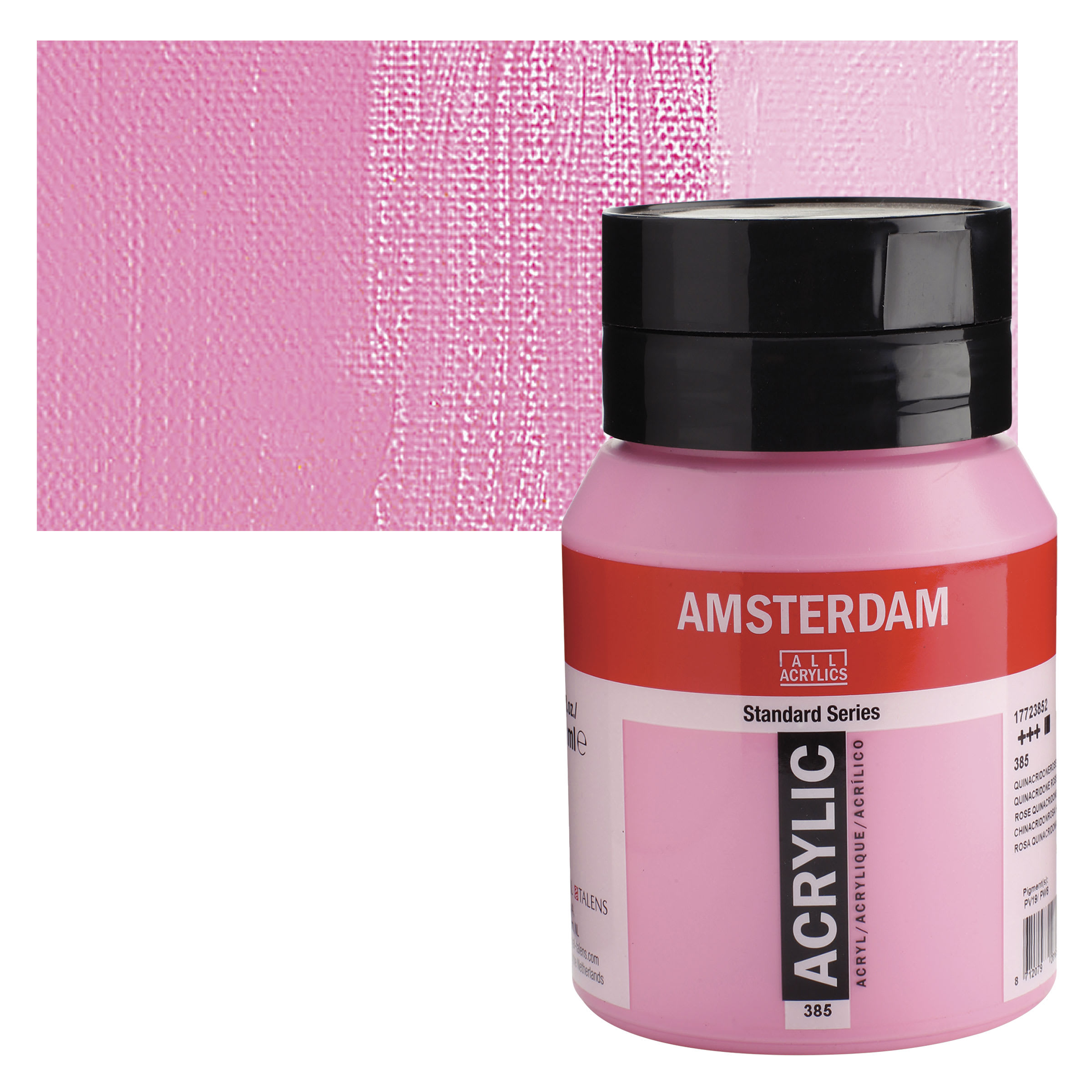 Amsterdam Standard Series Acrylic - Quinacridone Rose Light, 500 ml bottle