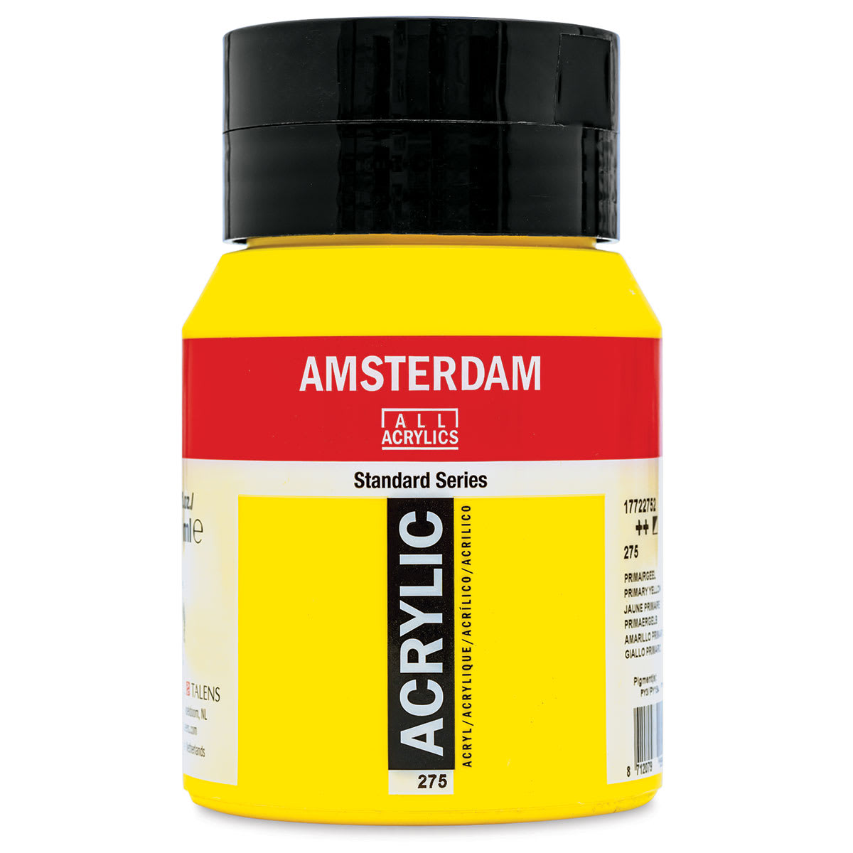 Amsterdam 500 ml Standard Series Acrylic Paint in 275 Primary Yellow
