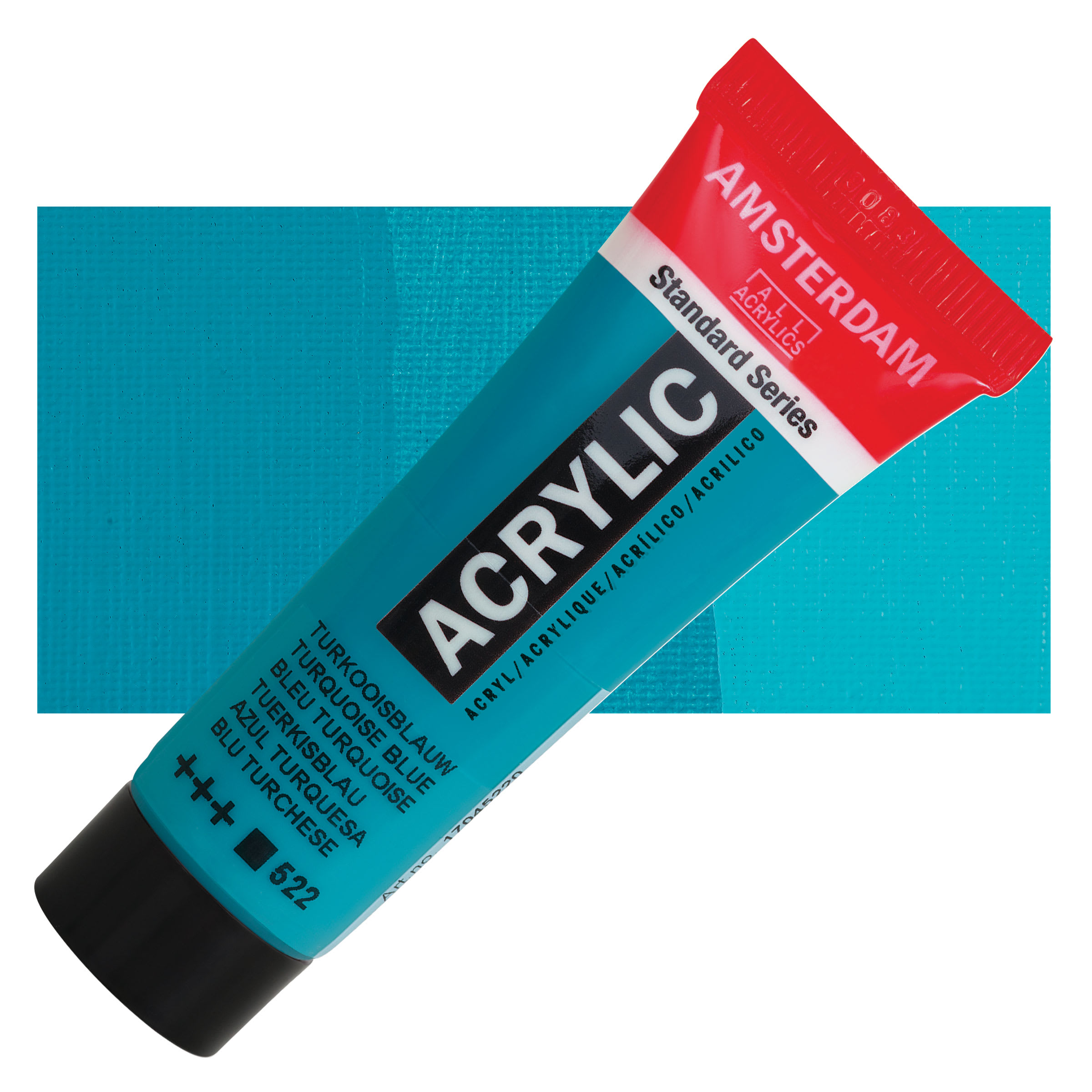 Amsterdam Standard Series Acrylic - Turquoise Blue, 20 ml Tube