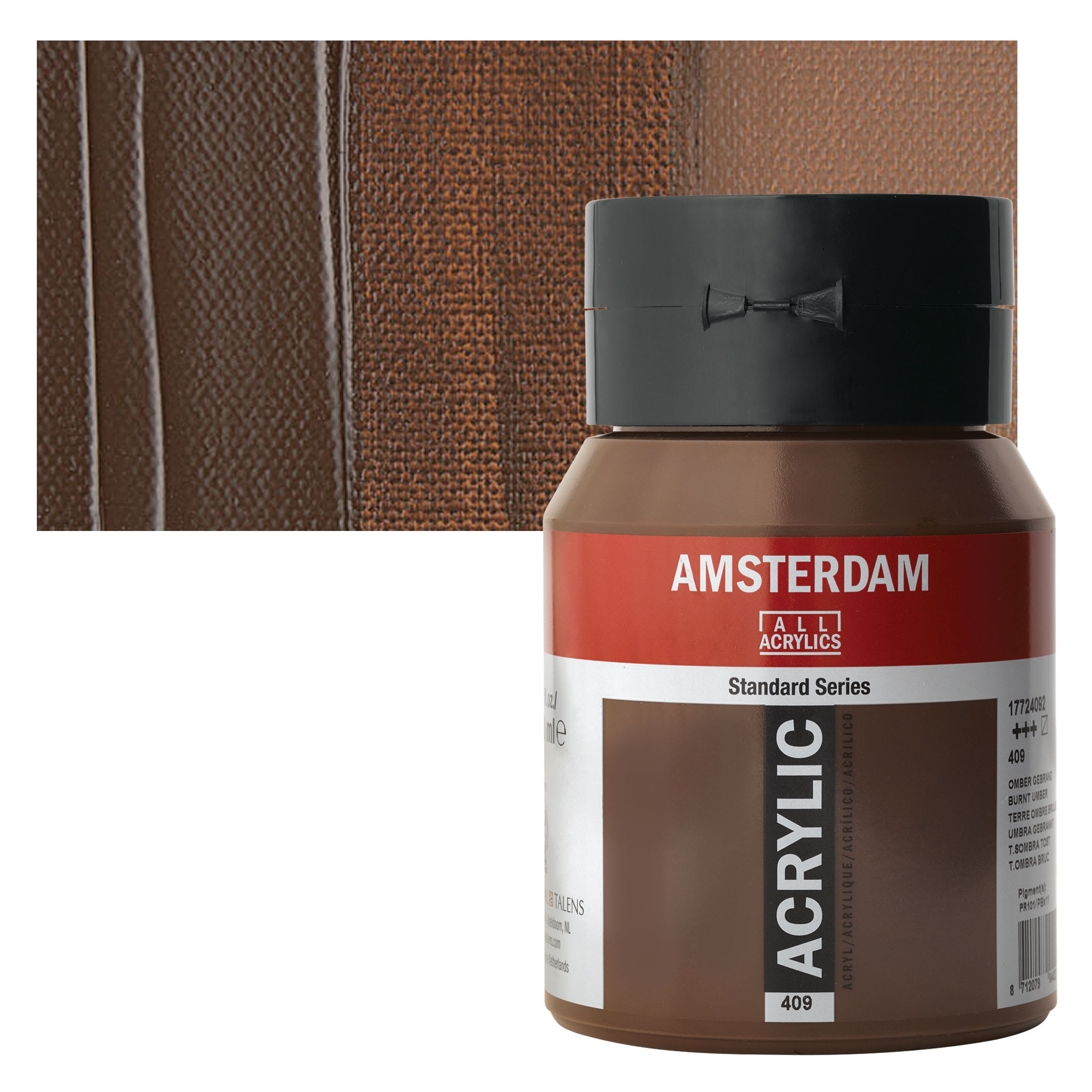 Amsterdam Standard Series Acrylic - Burnt Umber, 500 ml, Bottle