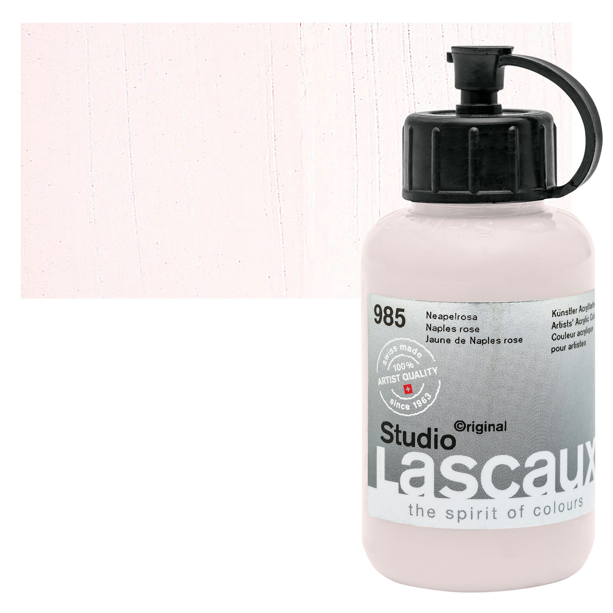 Lascaux Studio Acrylics - Naples Rose, 85 ml bottle