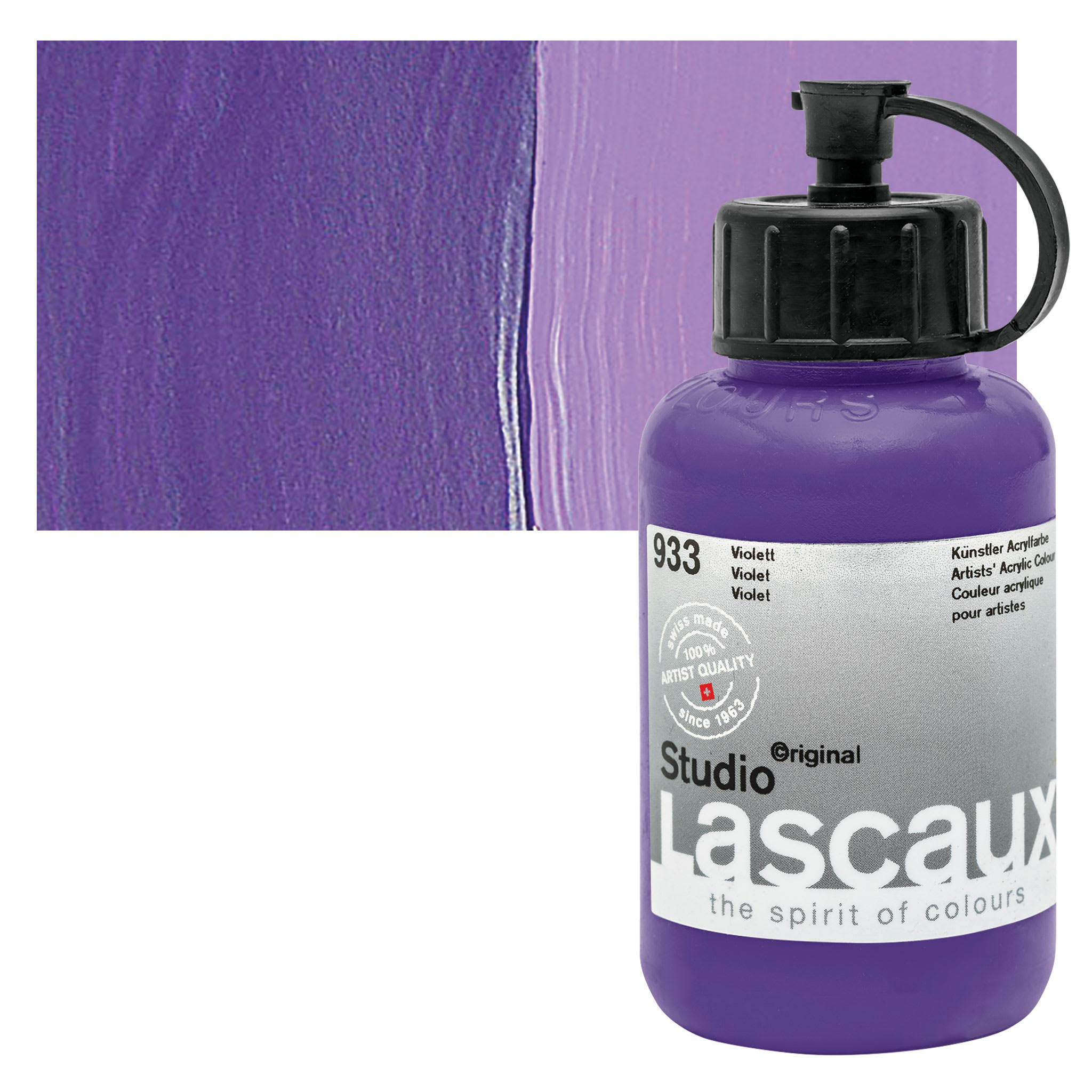 Lascaux Studio Acrylics - Violet, 85 ml bottle