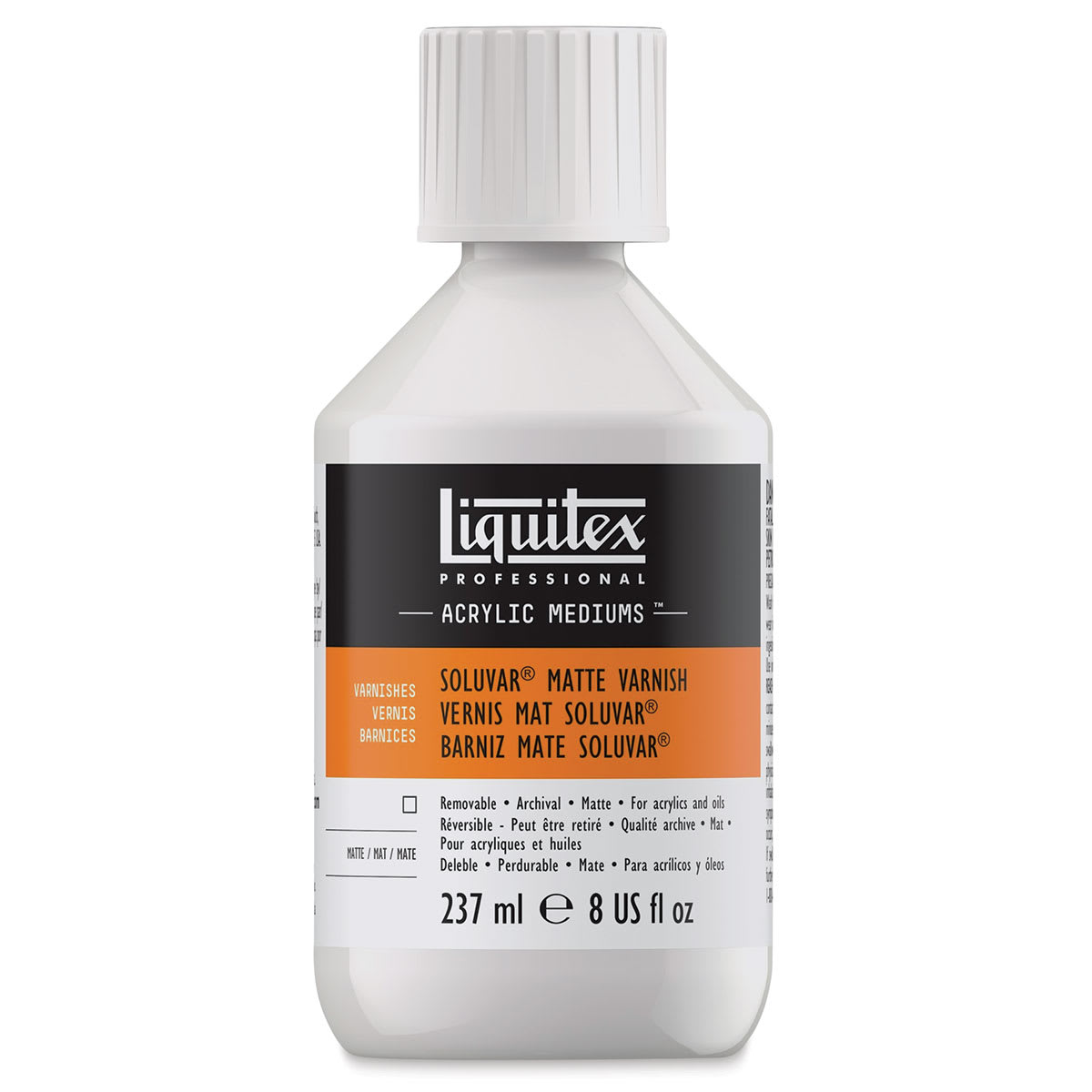 Liquitex Soluvar Varnish - Matte, 8 oz bottle