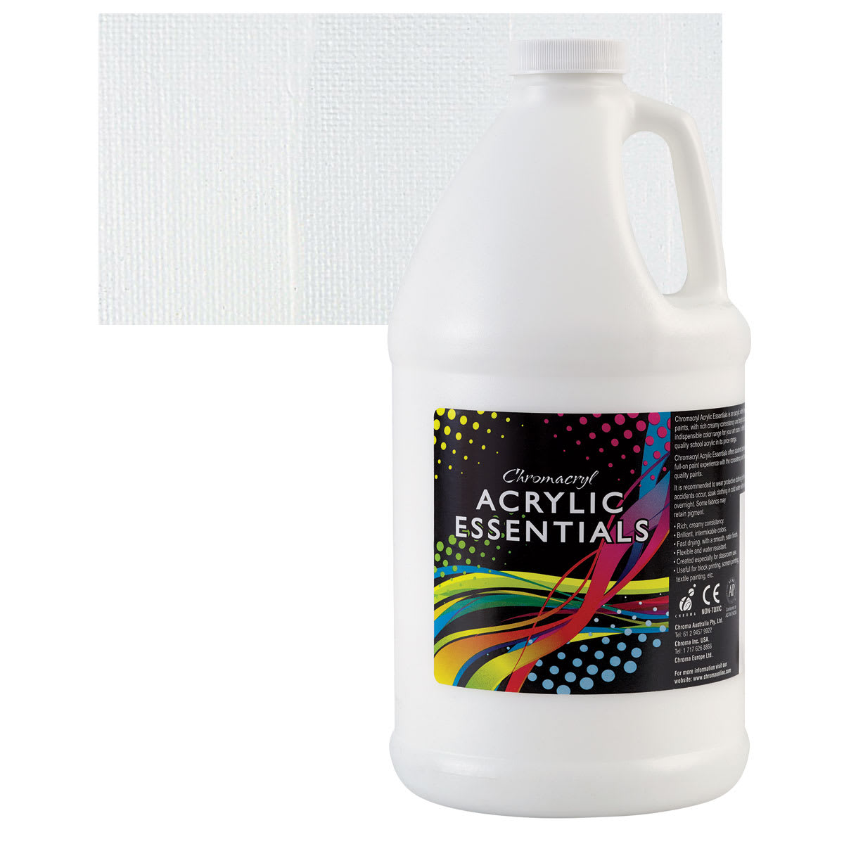 Chromacryl Acrylic Essentials - White, 2 L
