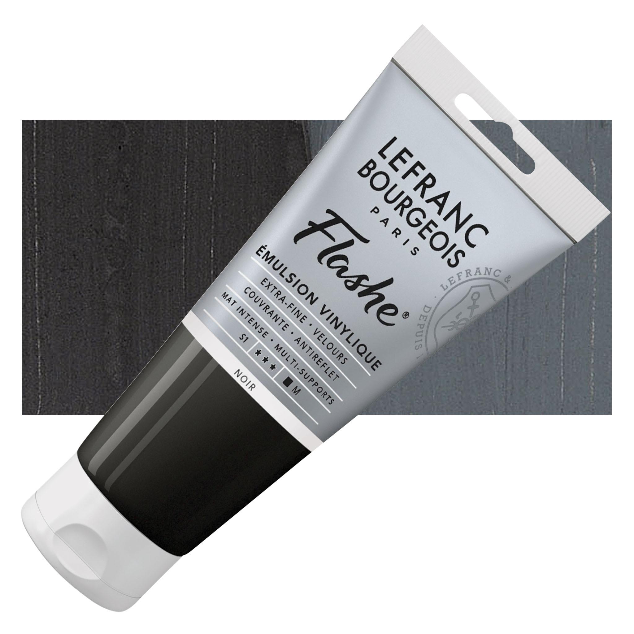 Lefranc & Bourgeois Flashe Vinyl Paint - Black, 80 ml